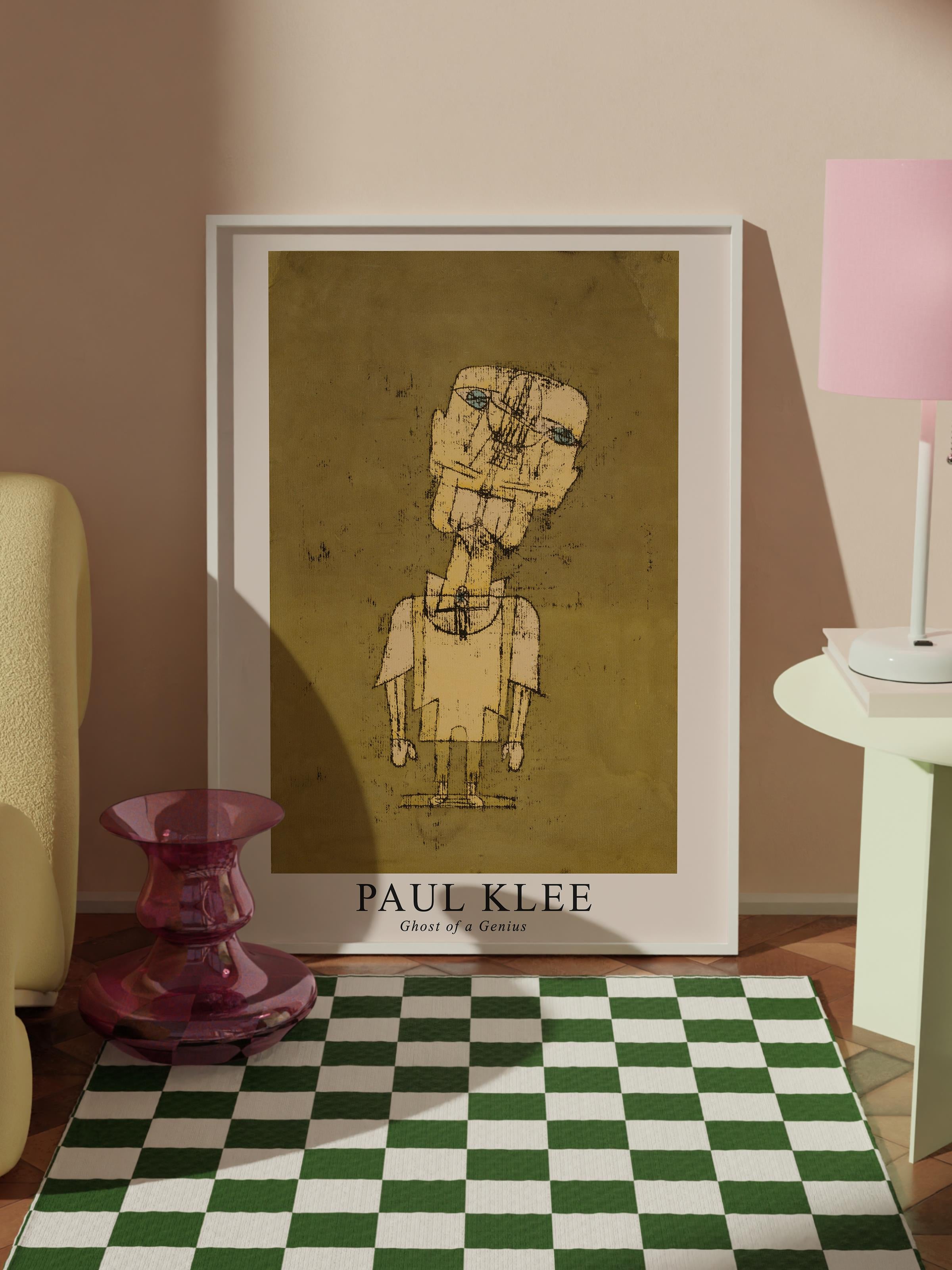 Paul Klee Tablo Seti, 3 Adet Beyaz Çerçeve ve Poster - Mutfak, Salon, Yatak Odası Duvar Dekoru