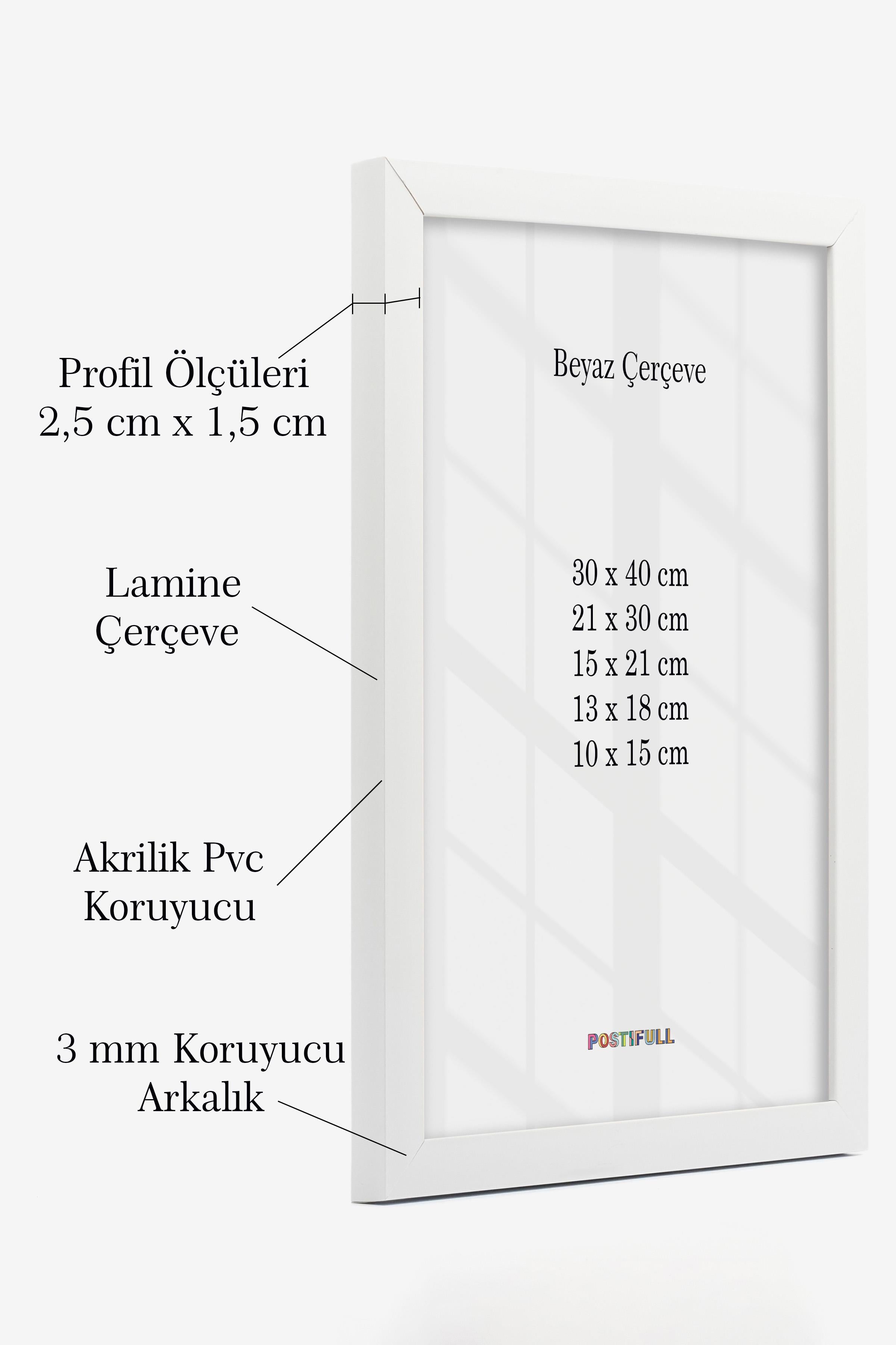 Beyaz Çerçeve, 3 Adet Set, Poster ve Fotoğraf Çerçevesi, Resim Duvar Çerçevesi, Salon Çerçevesi