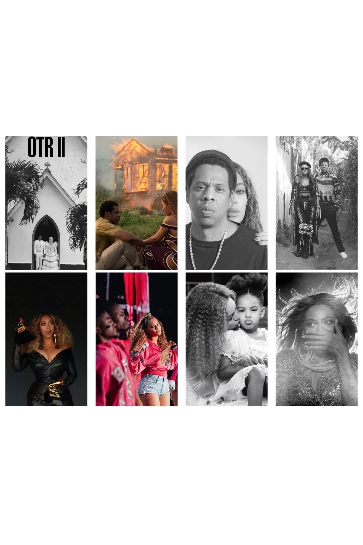 Beyonce Poster Seti, Beyonce Kolaj Seti, 10x15cm - 40 Adet Poster, Kutulu Set