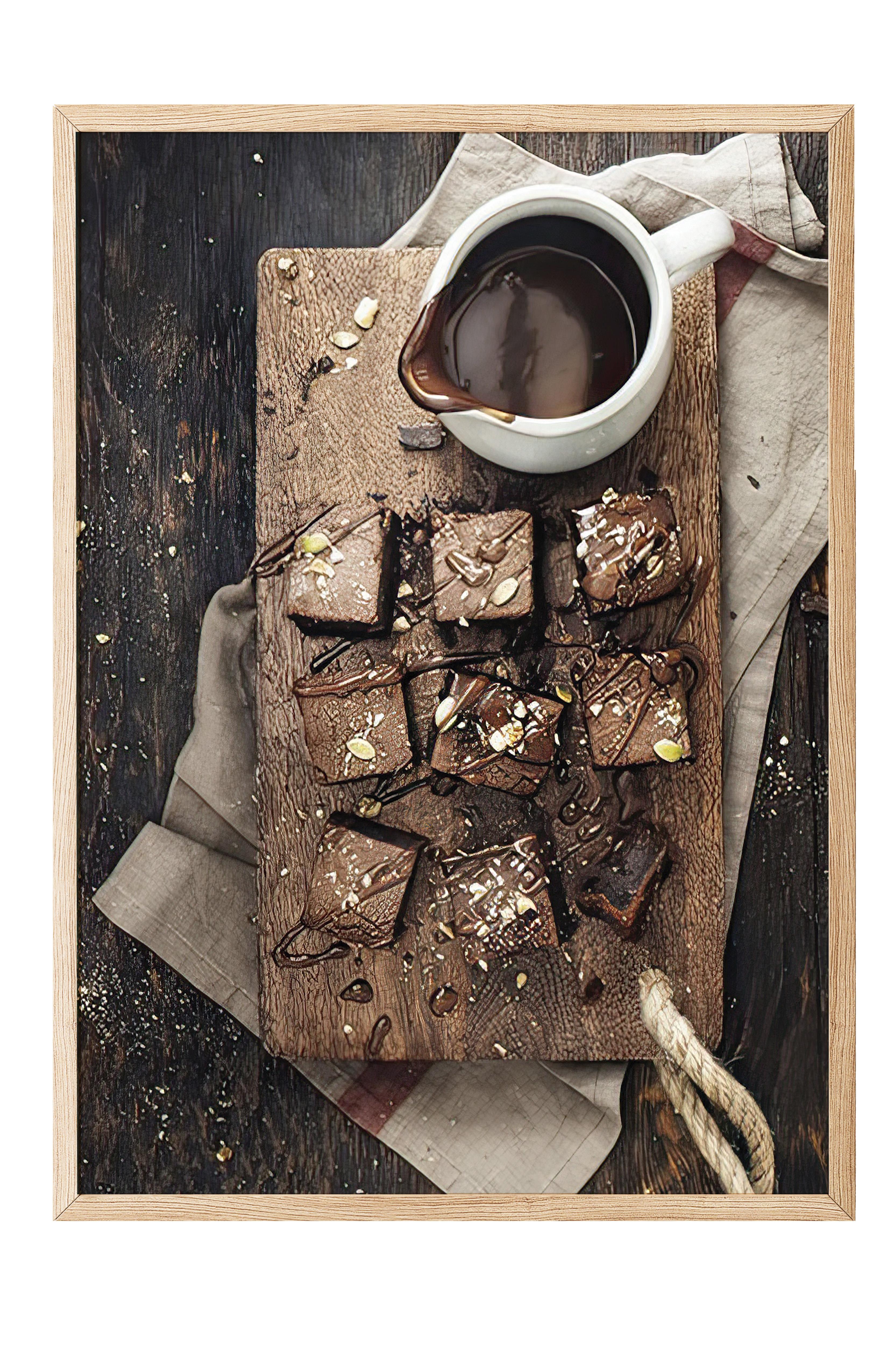 Brownies Çerçeveli Tablo, Ahşap Çerçeve ve Poster, Dikey Duvar Tablosu Comfort Serisi NO:108402