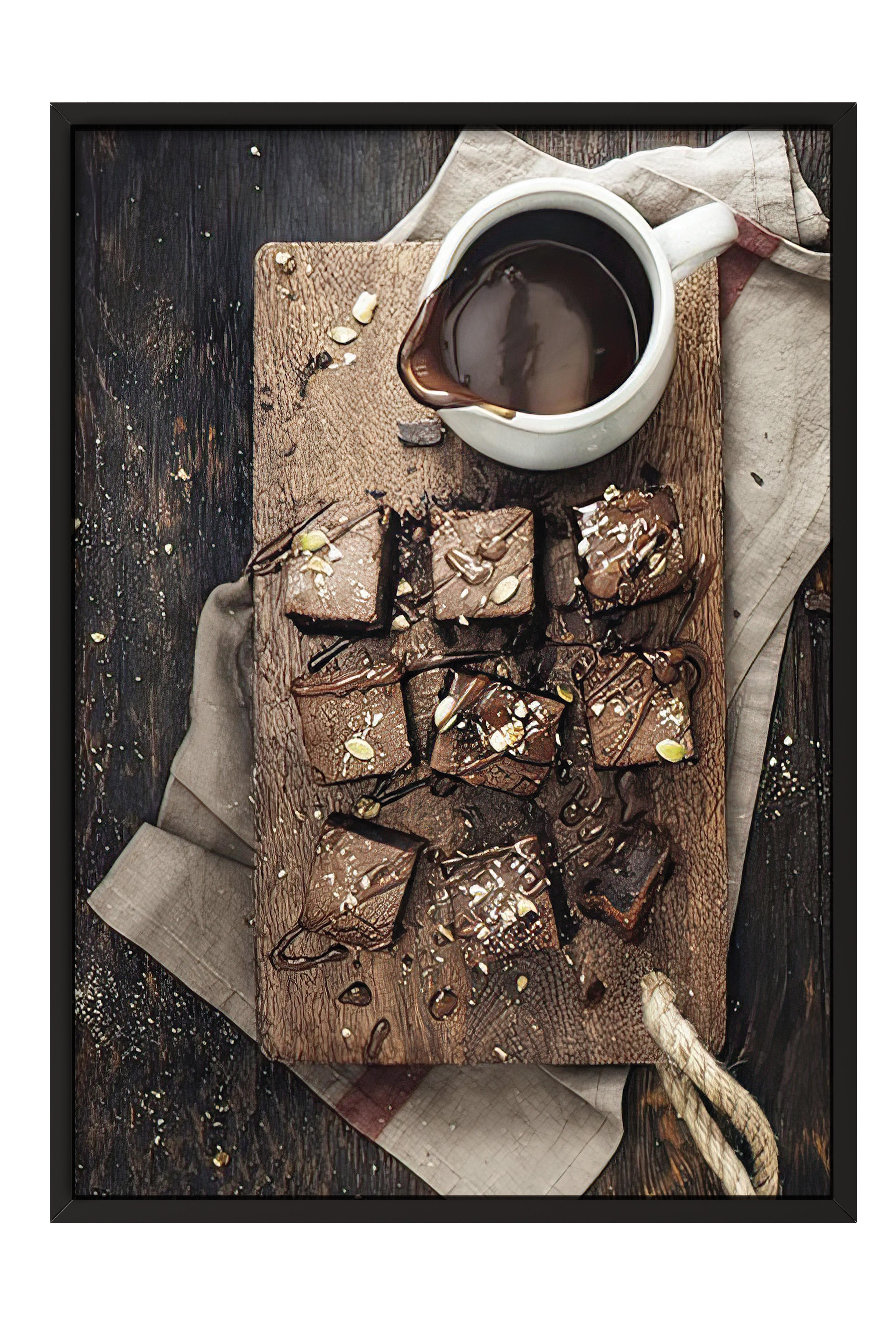 Brownies Çerçeveli Tablo, Siyah Çerçeve ve Poster, Dikey Duvar Tablosu Comfort Serisi NO:108402