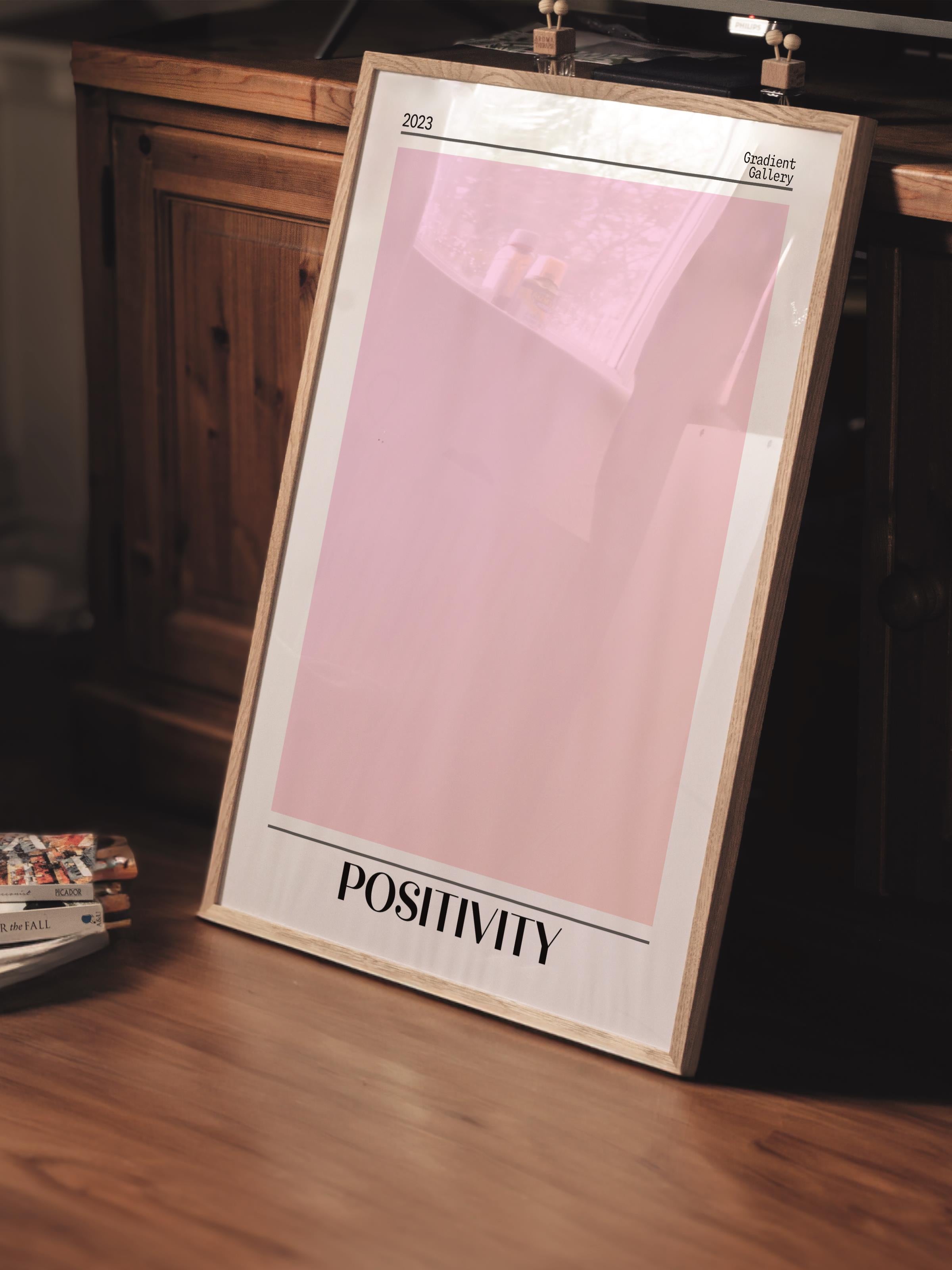 Çerçevesiz Poster, Aura Serisi NO:131 - Positivity, Melek Numaraları, Renkli Poster