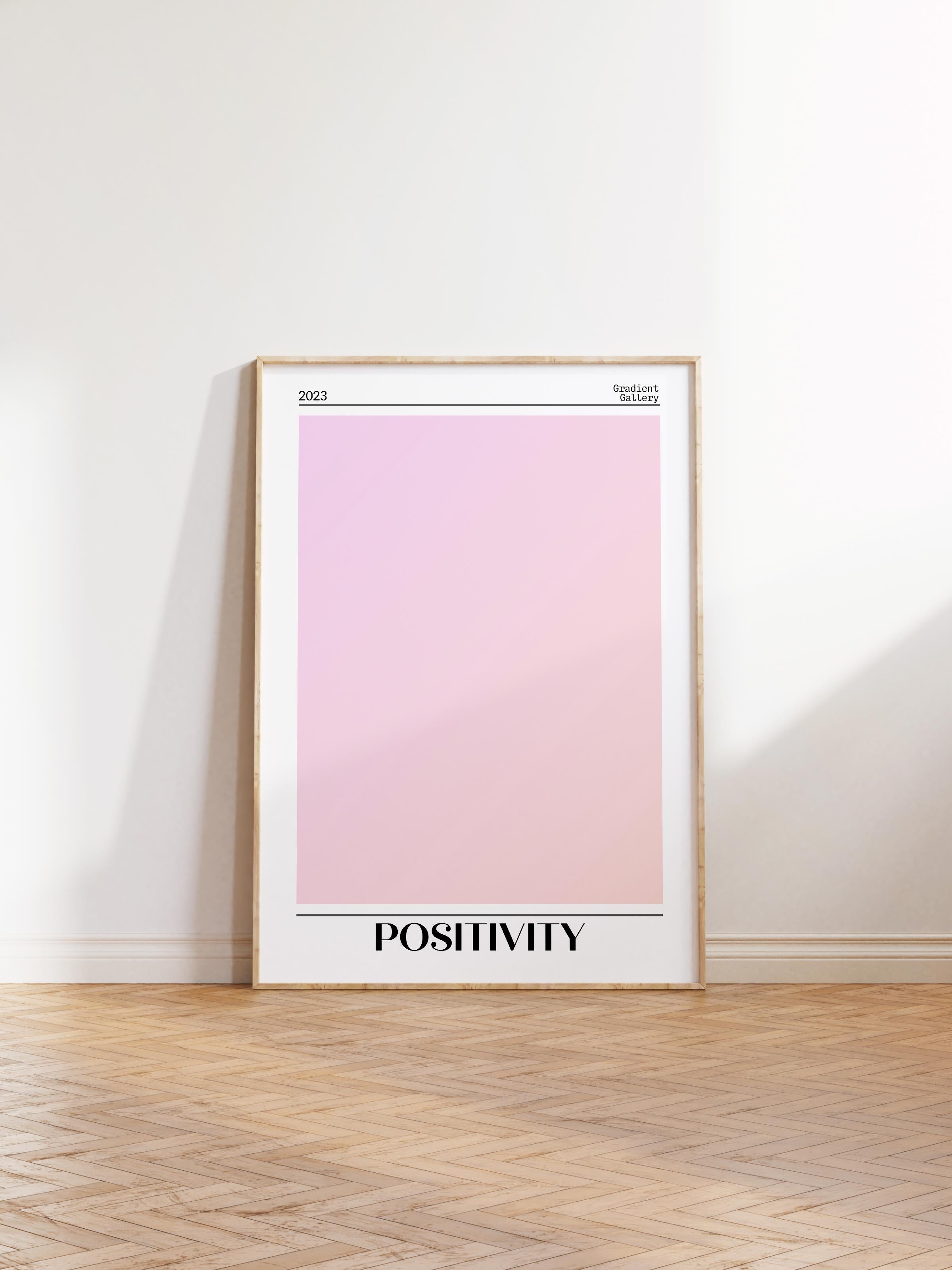 Çerçevesiz Poster, Aura Serisi NO:156 - Positivity, Melek Numaraları, Renkli Poster