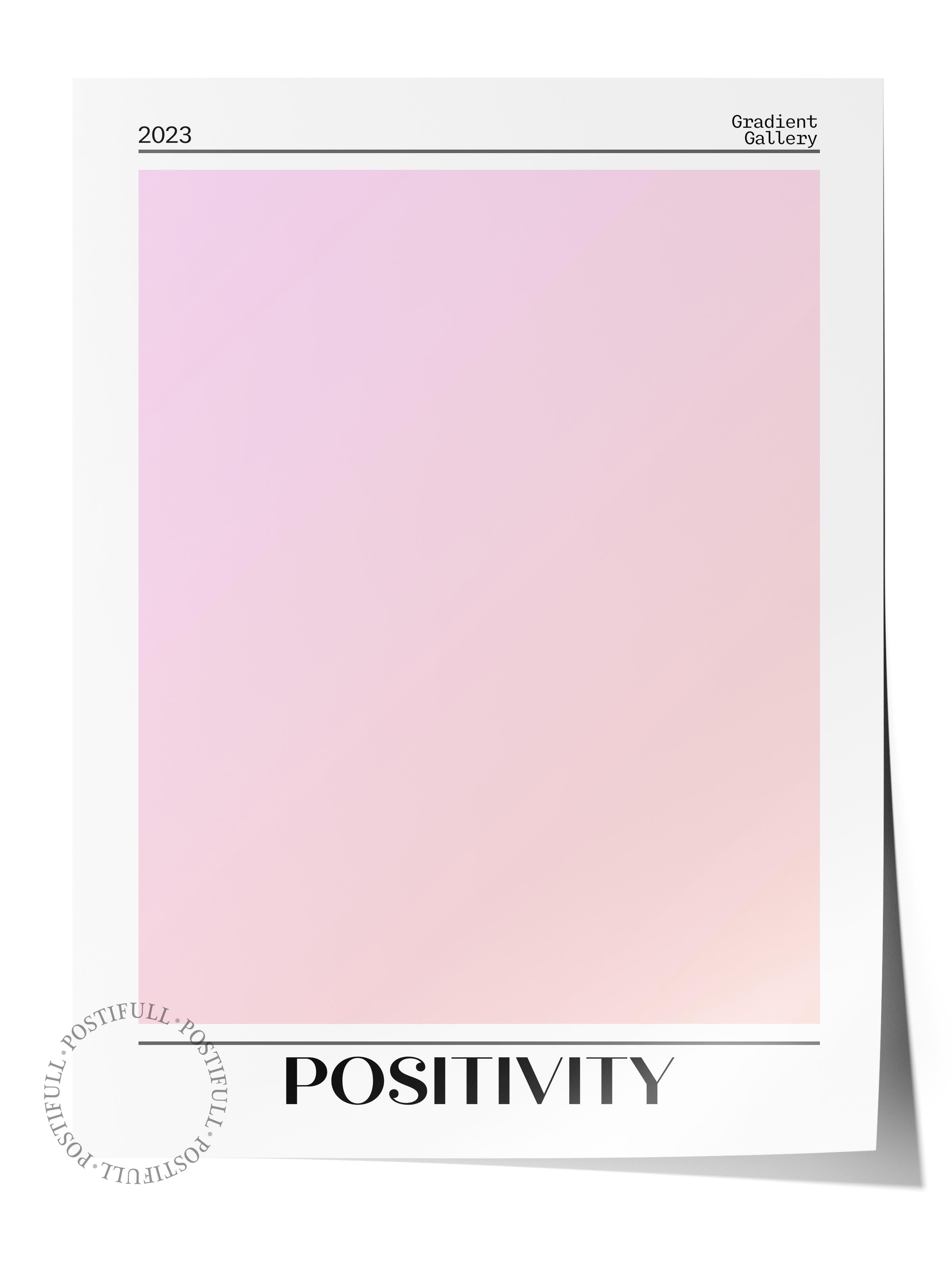 Çerçevesiz Poster, Aura Serisi NO:156 - Positivity, Melek Numaraları, Renkli Poster