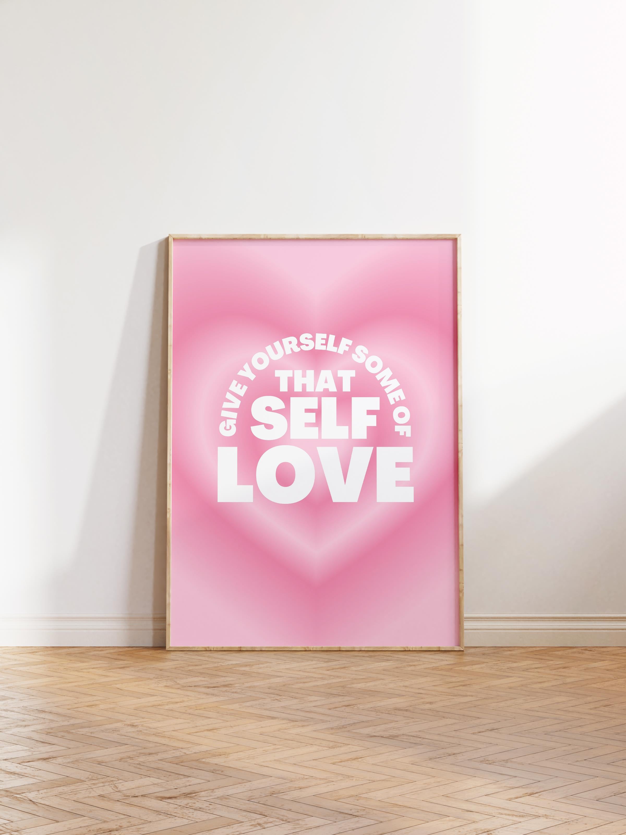 Çerçevesiz Poster, Aura Serisi NO:165 - That Self Love, Melek Numaraları, Renkli Poster