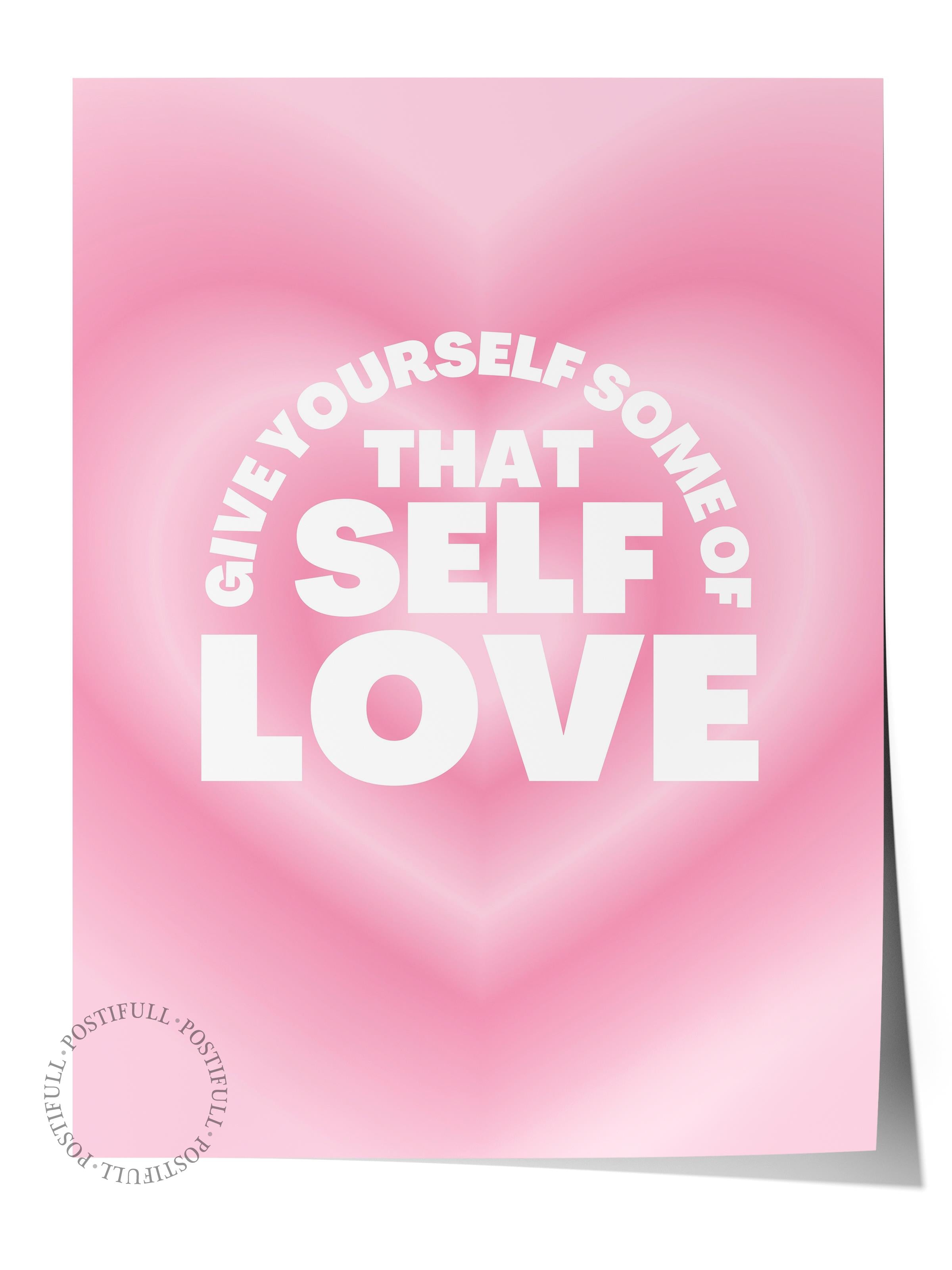 Çerçevesiz Poster, Aura Serisi NO:165 - That Self Love, Melek Numaraları, Renkli Poster