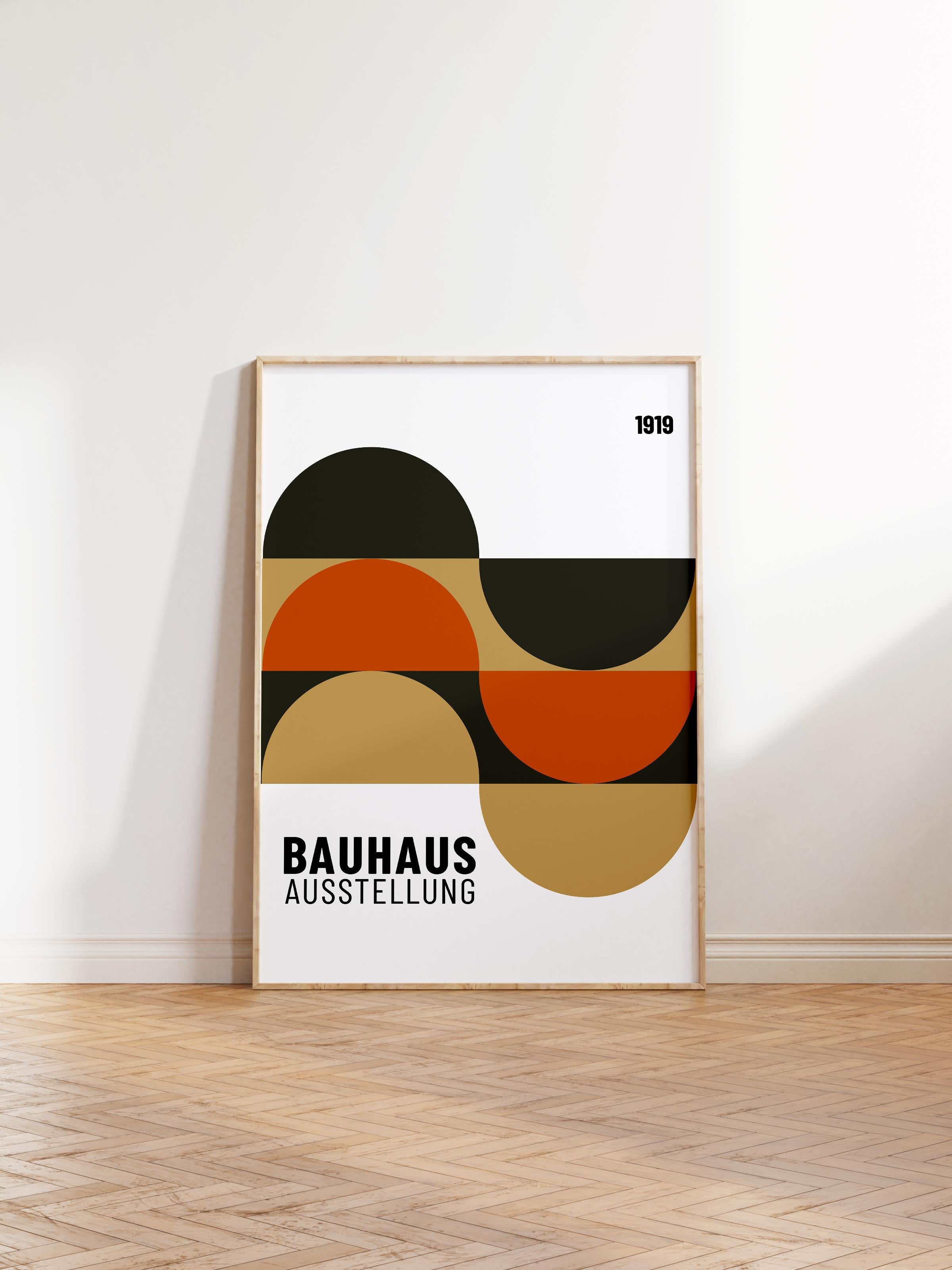 Çerçevesiz Poster, Bauhaus Serisi, Soft Duvar Posteri, Duvar Dekoru, HD Baskı, Kalın Arşivsel Sanat Kağıdı