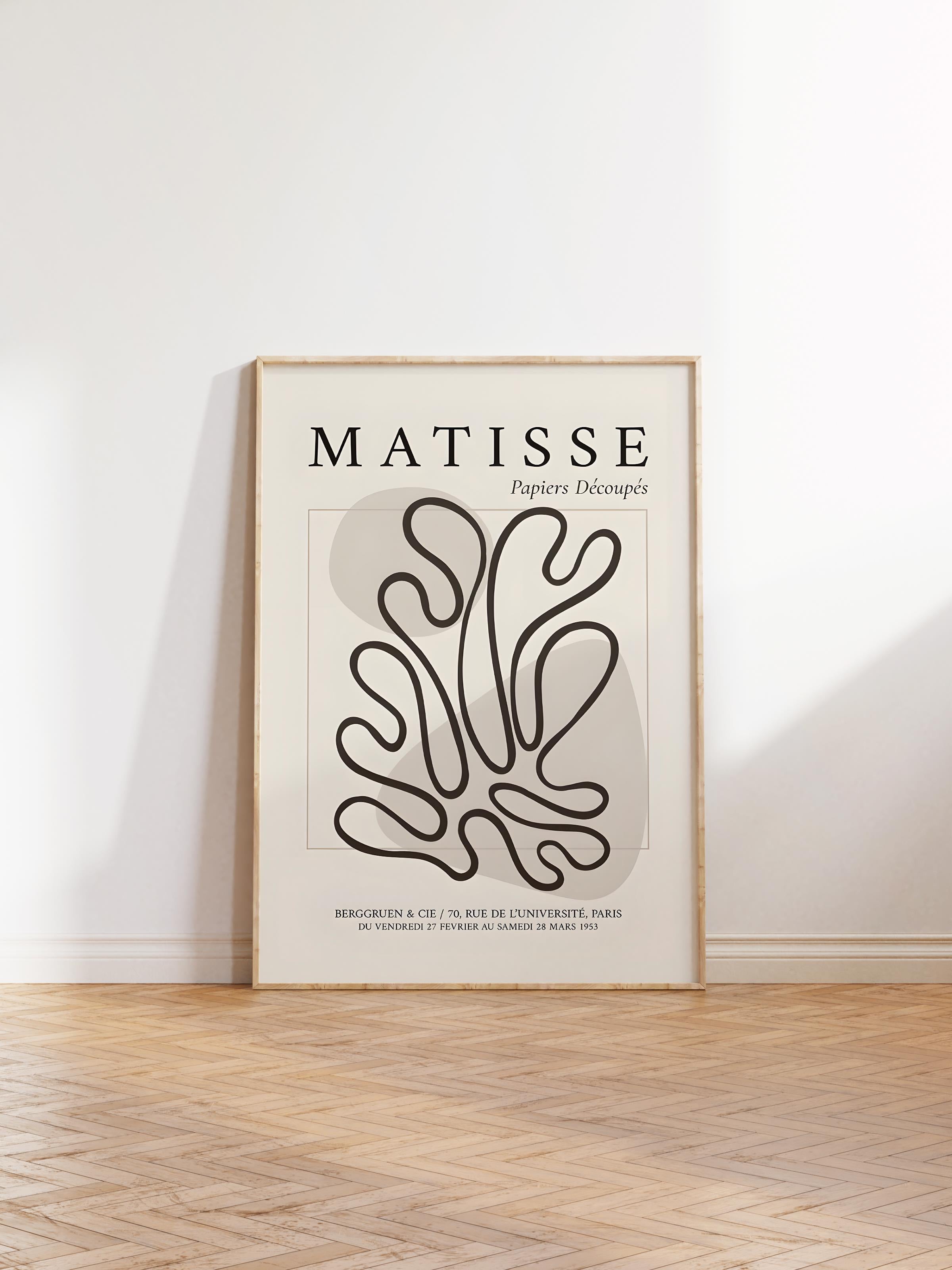 Çerçevesiz Poster, İllüstrasyon Çizim Poster - Henri Matisse Pastel, Duvar Posteri, HD Baskı, Kalın Arşivsel Sanat Kağıdı