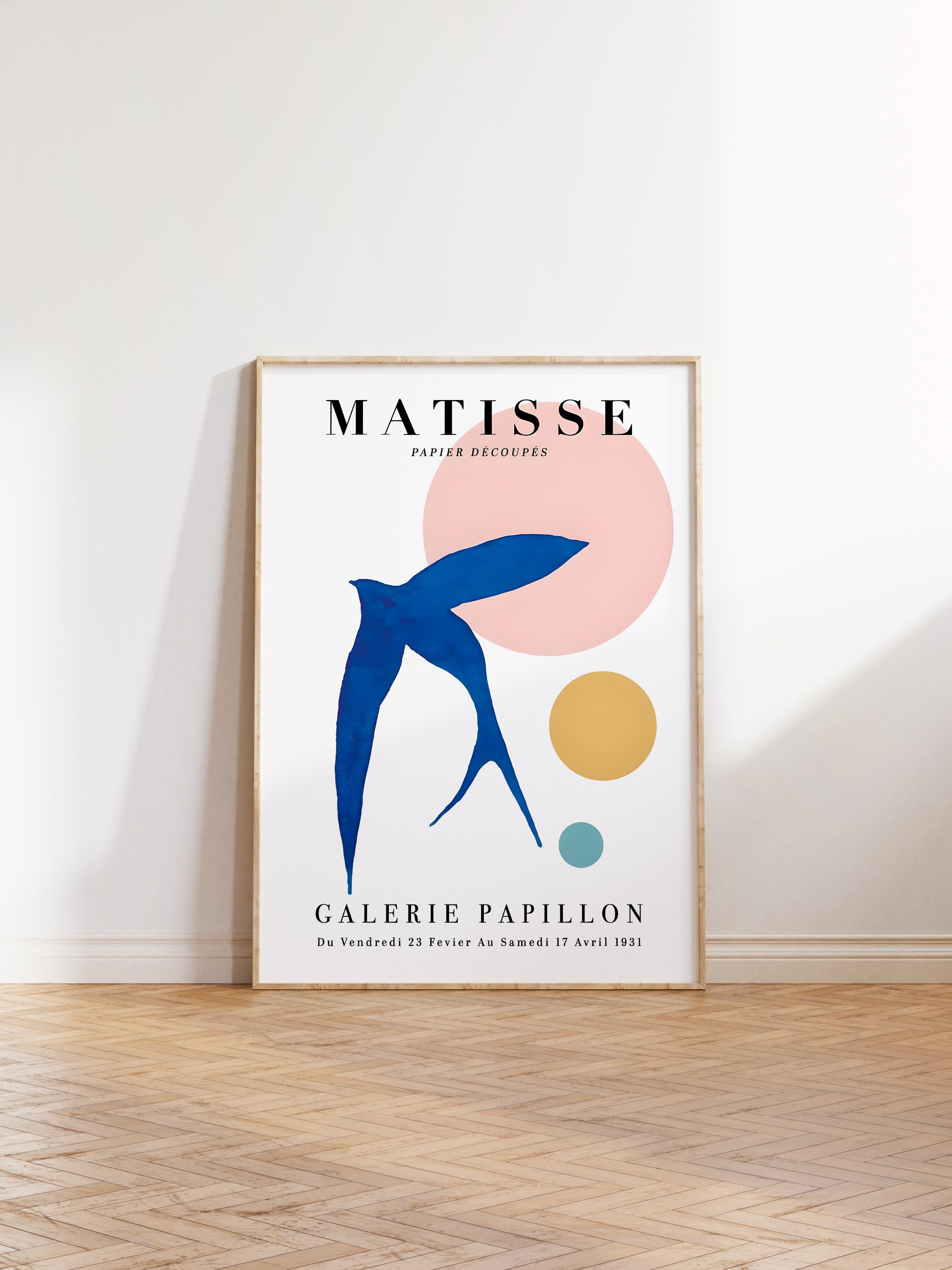 Çerçevesiz Poster, İllüstrasyon Çizim Poster - Henri Matisse Pastel, Duvar Posteri, HD Baskı, Kalın Arşivsel Sanat Kağıdı