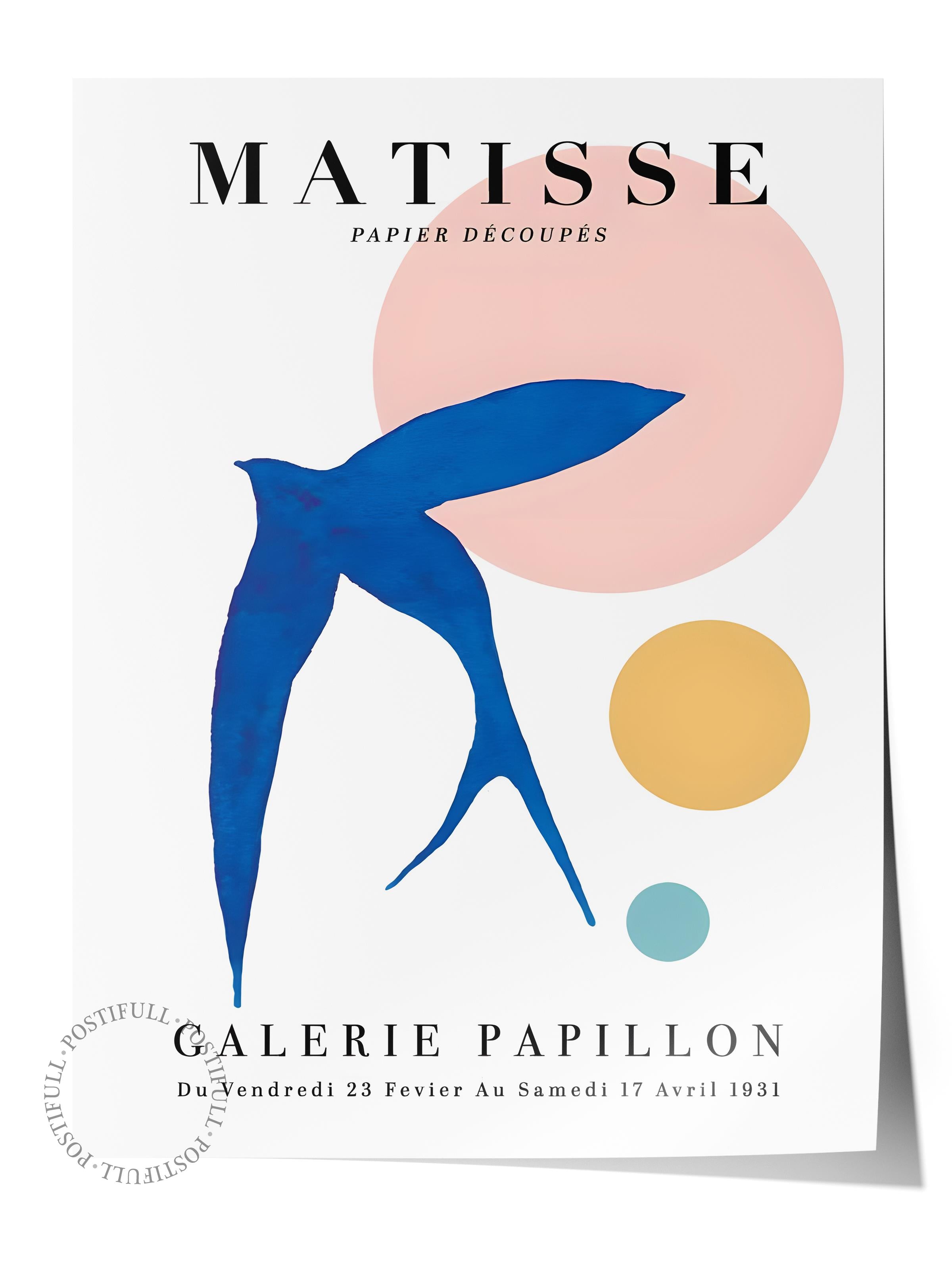Çerçevesiz Poster, İllüstrasyon Çizim Poster - Henri Matisse Pastel, Duvar Posteri, HD Baskı, Kalın Arşivsel Sanat Kağıdı