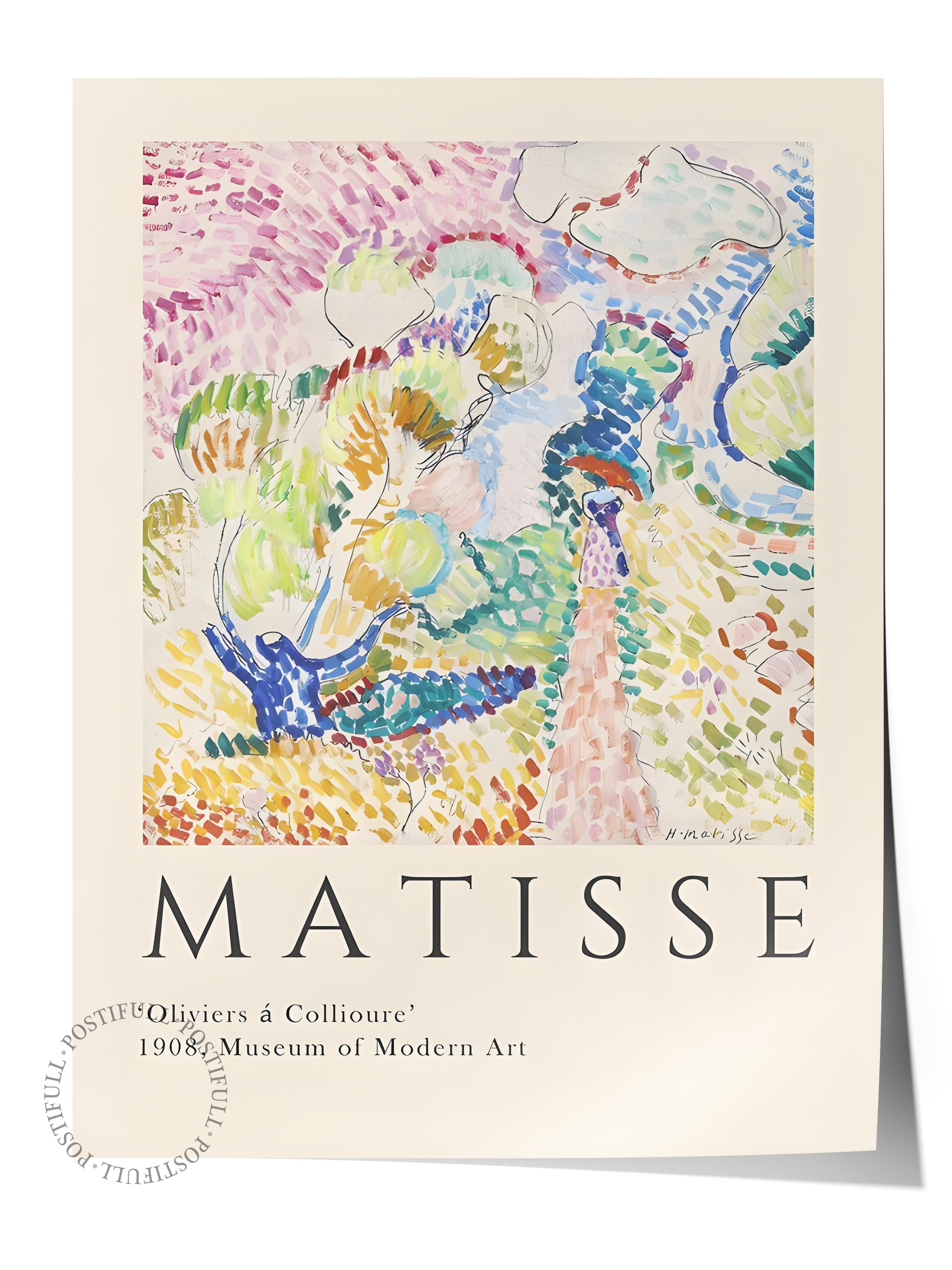 Çerçevesiz Poster, İllüstrasyon Çizim Poster - Henri Matisse Pastel, Duvar Posteri, HD Baskı, Kalın Arşivsel Sanat Kağıdı