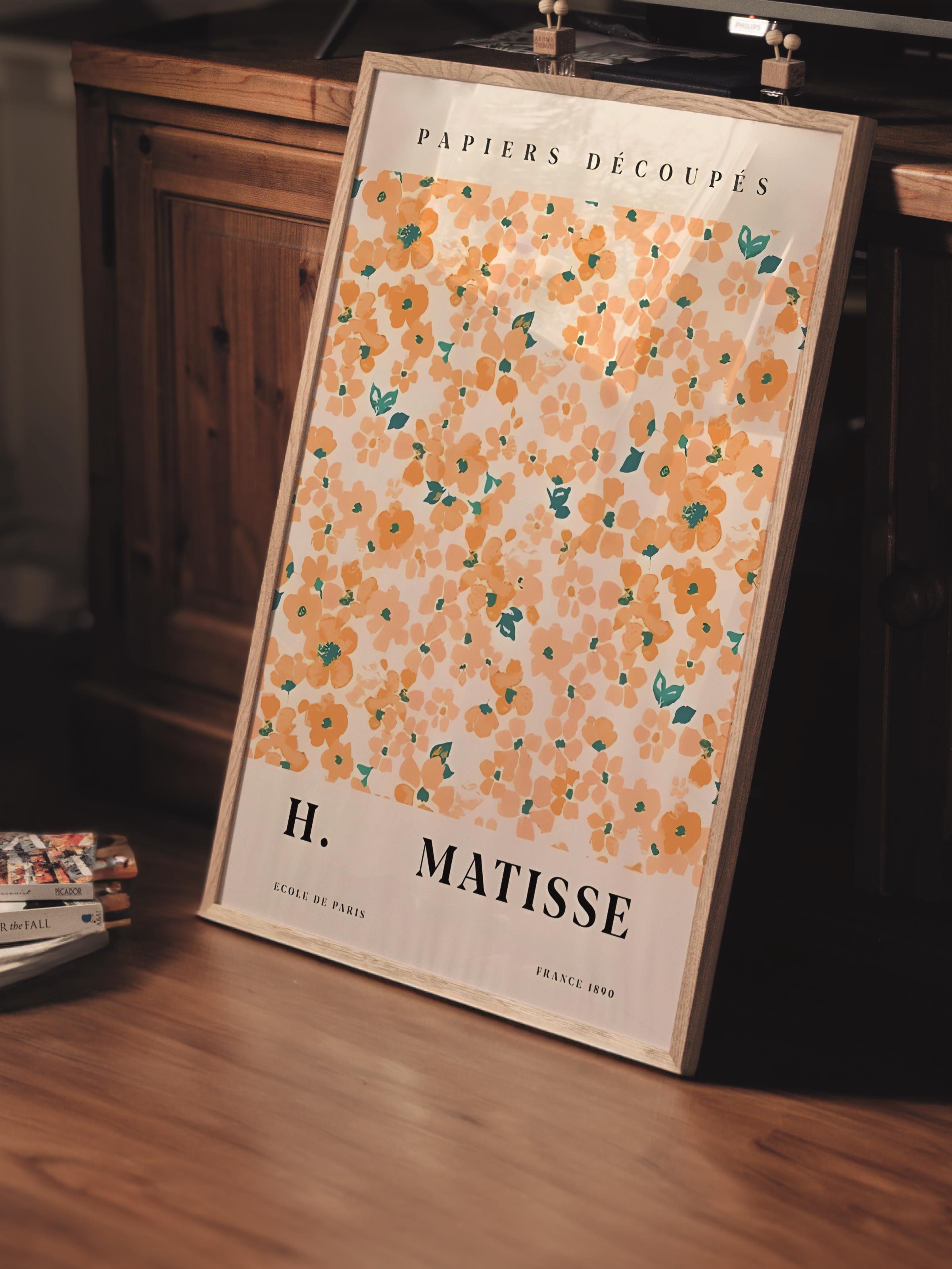 Çerçevesiz Poster, İllüstrasyon Çizim Poster - Henri Matisse Pastel, Duvar Posteri, HD Baskı, Kalın Arşivsel Sanat Kağıdı