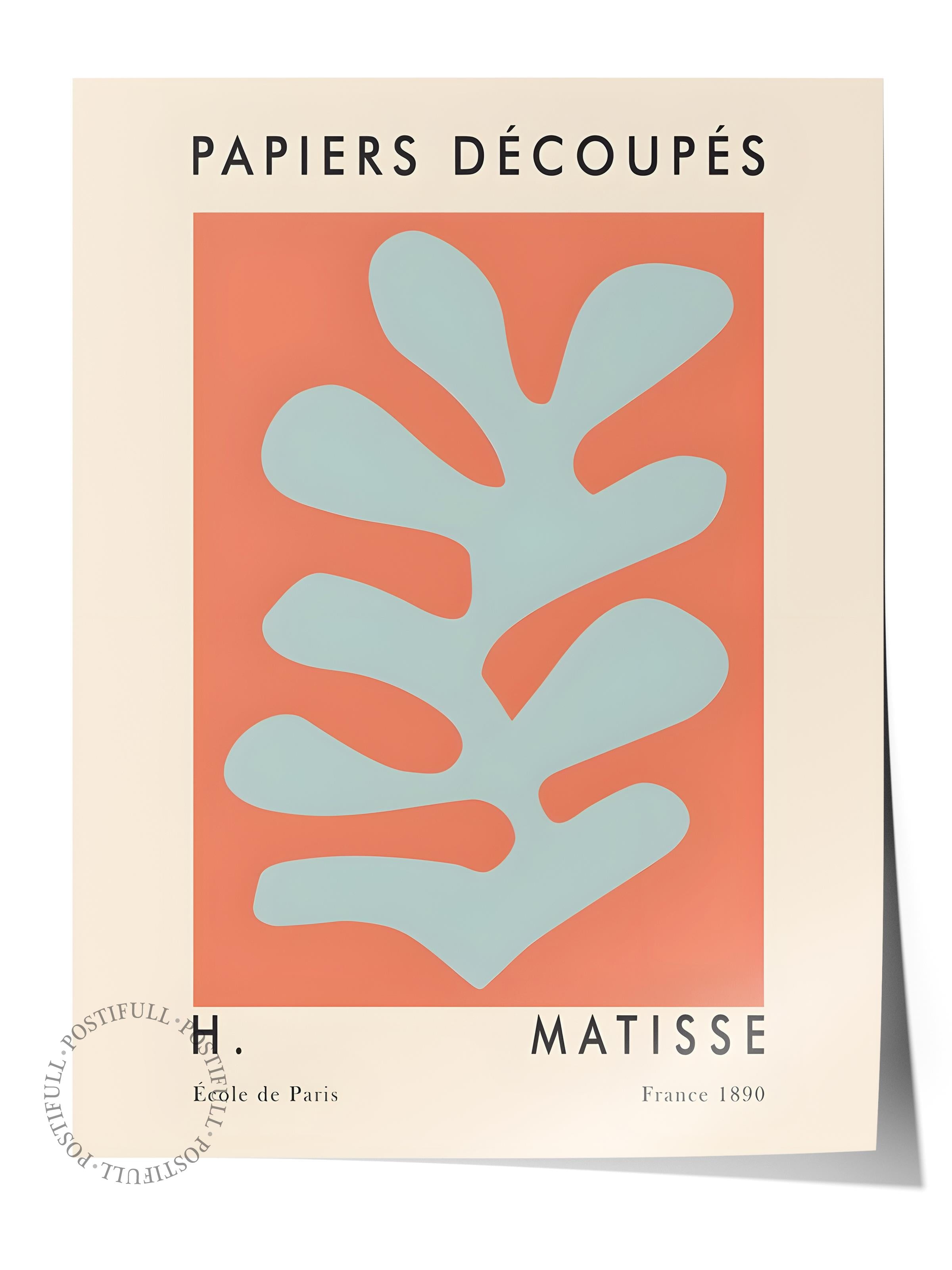 Çerçevesiz Poster, İllüstrasyon Çizim Poster - Turuncu Matisse, Duvar Posteri, Duvar Dekoru, HD Baskı, Kalın Arşivsel Sanat Kağıdı
