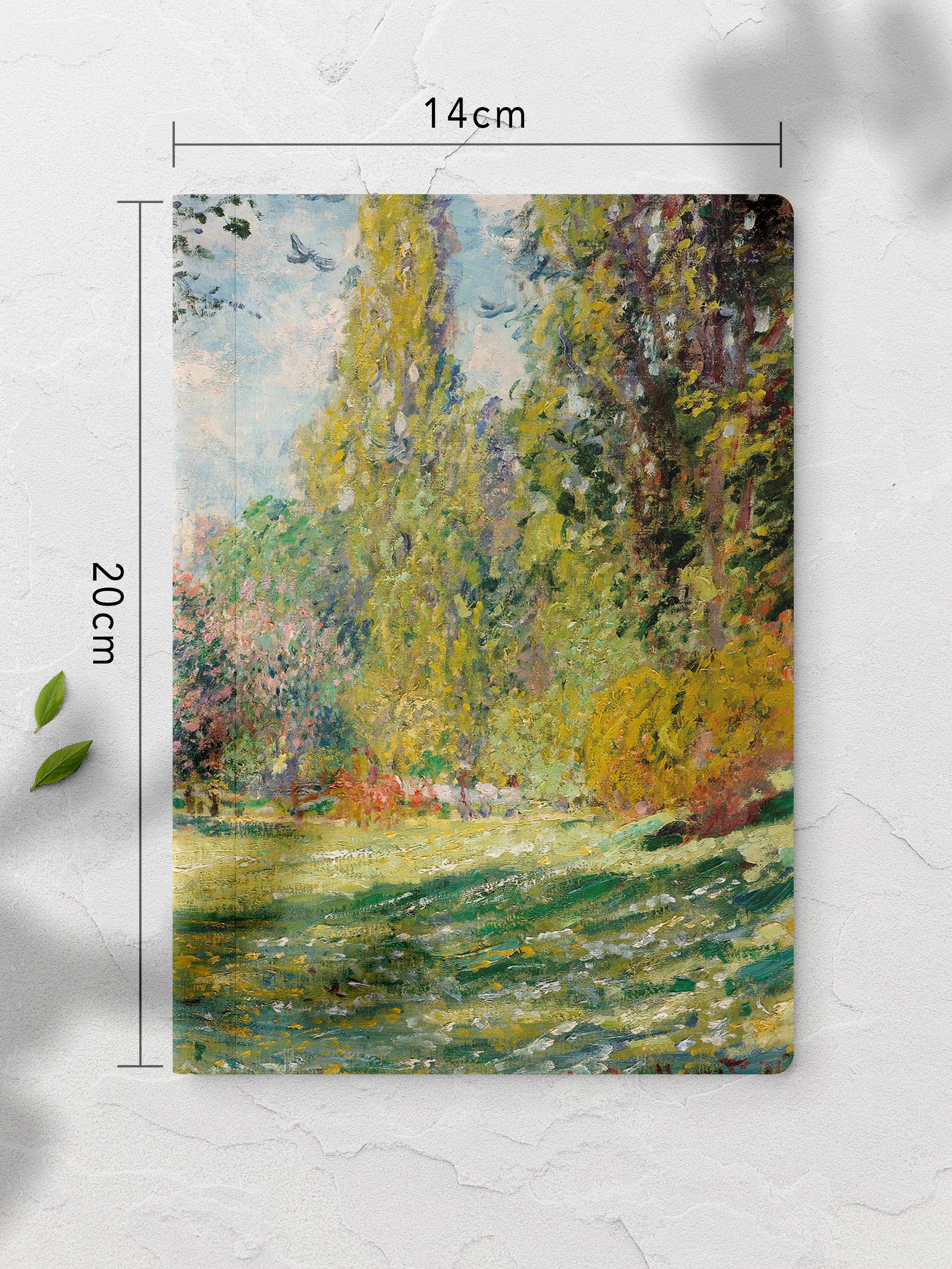 Çizgisiz Defter, Monet Notebook 4 Adet, Not Defteri, Sanat Defter, 64 Sayfa 14*21cm