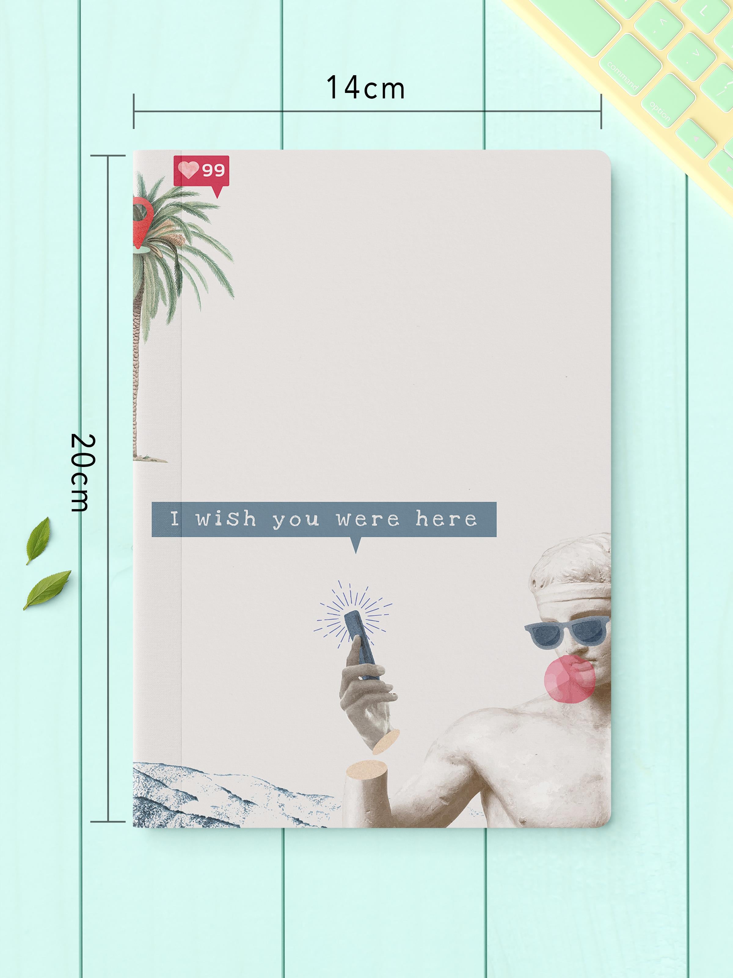 Çizgisiz Defter Seti, 3 Adet Not Defteri, Notebook Journal Seti, Anı Defteri, 64 Sayfa Orta Boy