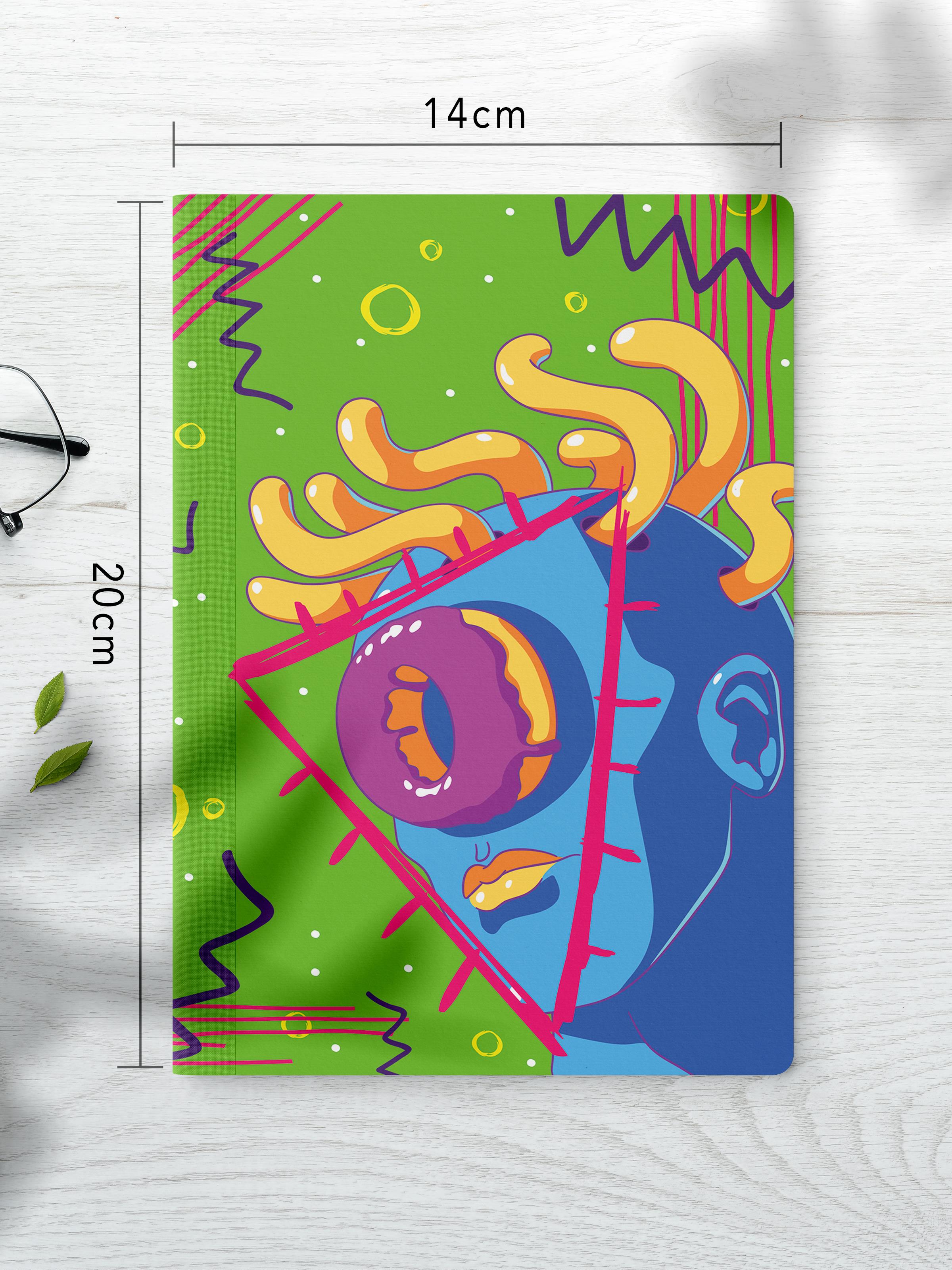 Çizgisiz Defter Seti, 3 Adet Not Defteri, Notebook Journal Seti, Anı Defteri, 64 Sayfa Orta Boy