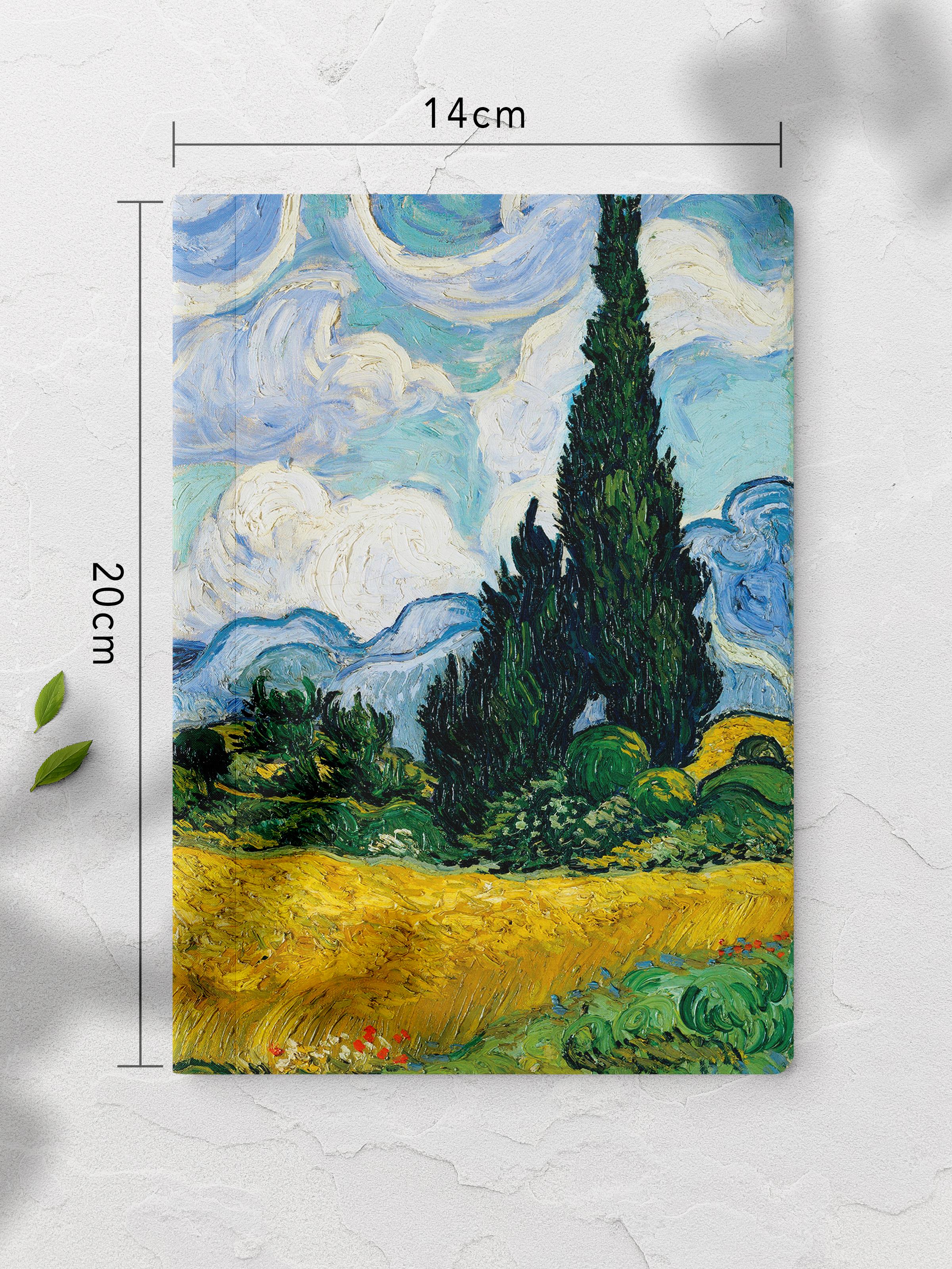 Çizgisiz Defter, Van Gogh Notebook 4 Adet, Not Defteri, Sanat Defter, 64 Sayfa 14*21cm