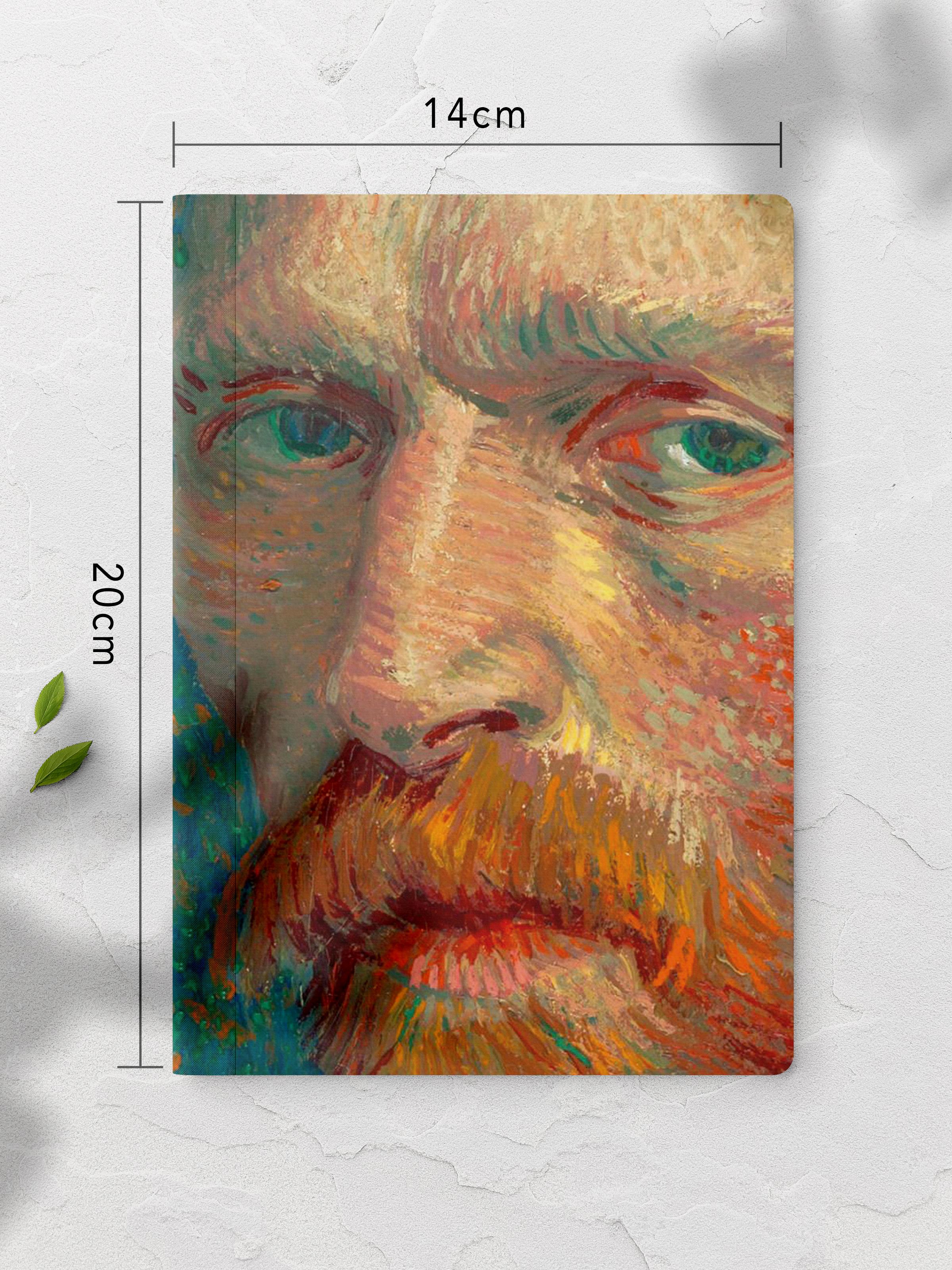 Çizgisiz Defter, Van Gogh Notebook 4 Adet, Not Defteri, Sanat Defter, 64 Sayfa 14*21cm