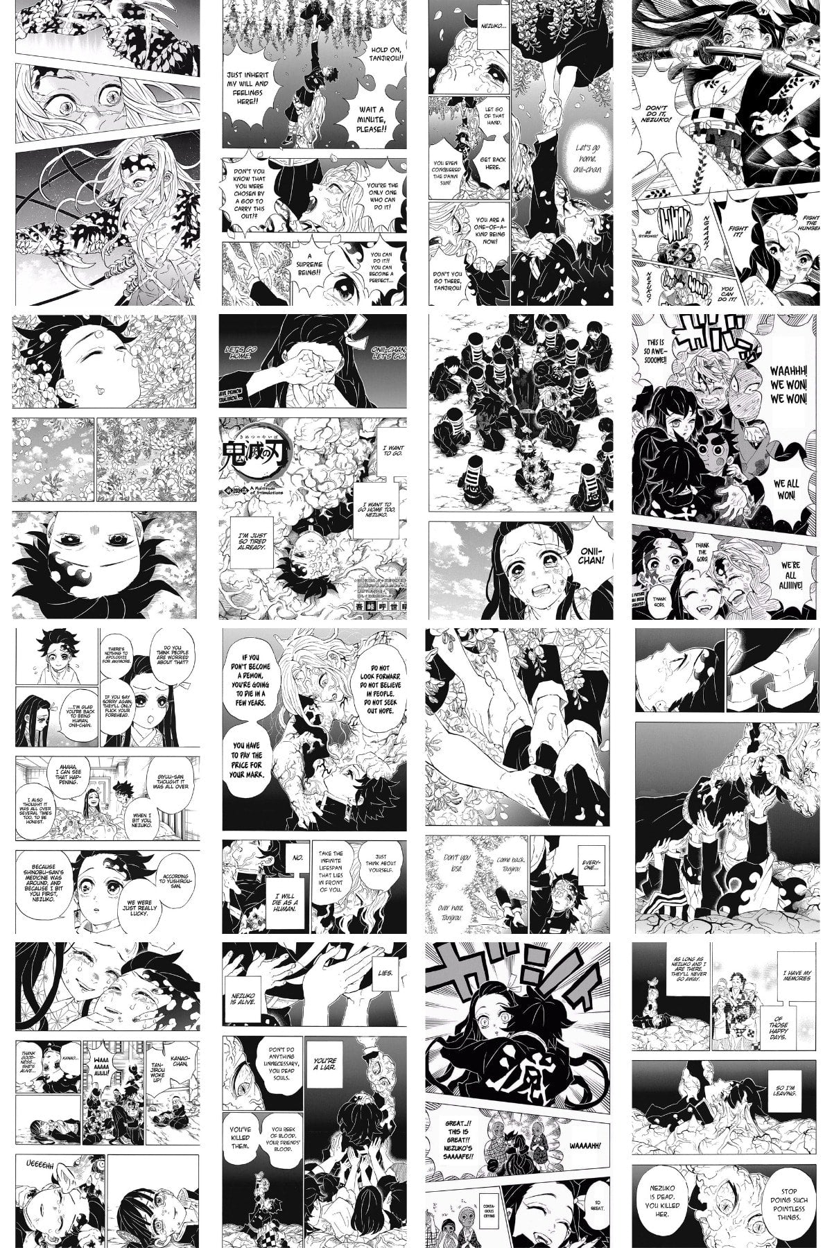 Demon Slayer Poster Kolaj Seti, Arkası Yapışkanlı 40 Adet, Poster Seti, Manga,anime Poster Seti