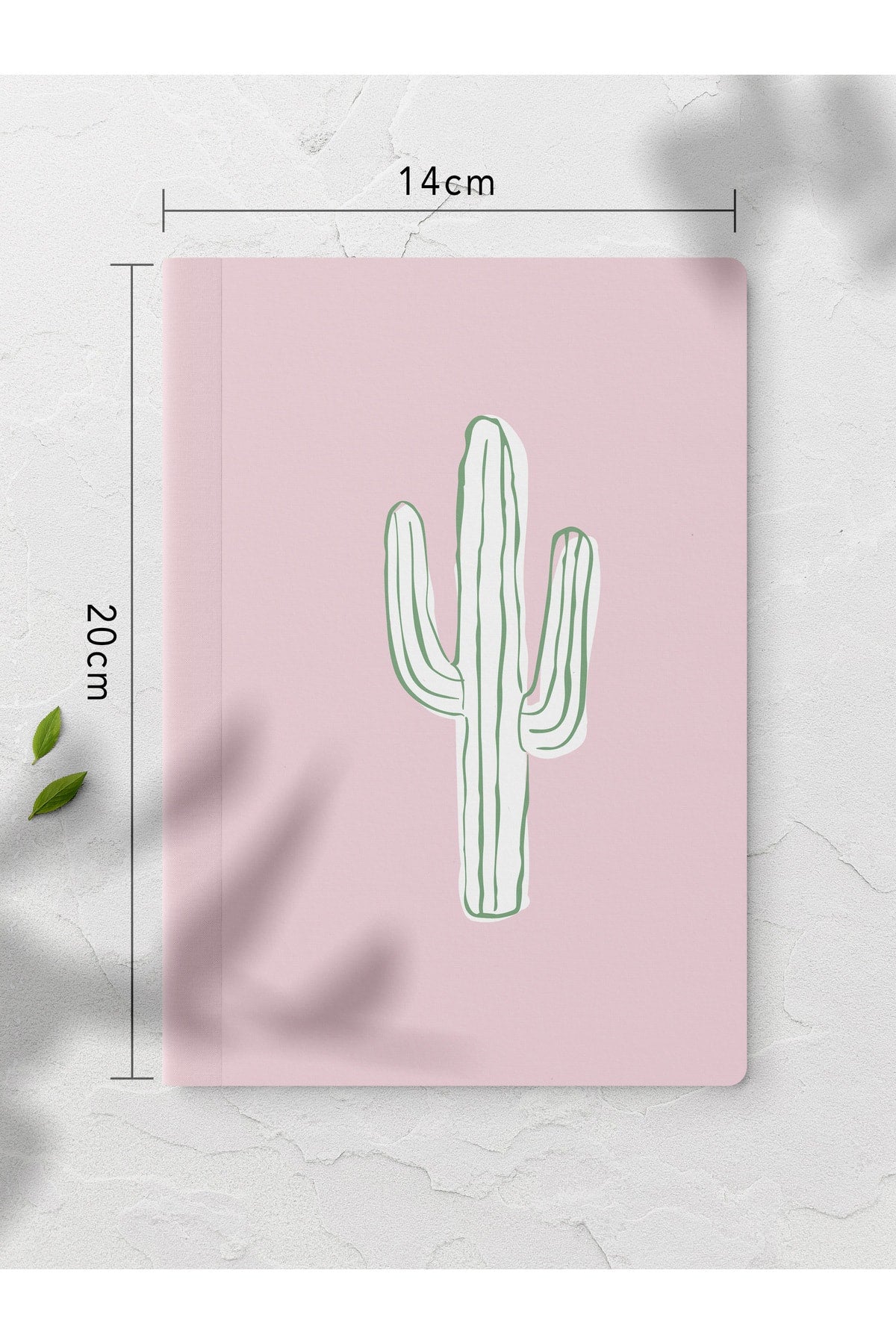 Çizgisiz Defter Seti - Pembe - 4 Adet - 14cm*20cm - 64 Sayfa