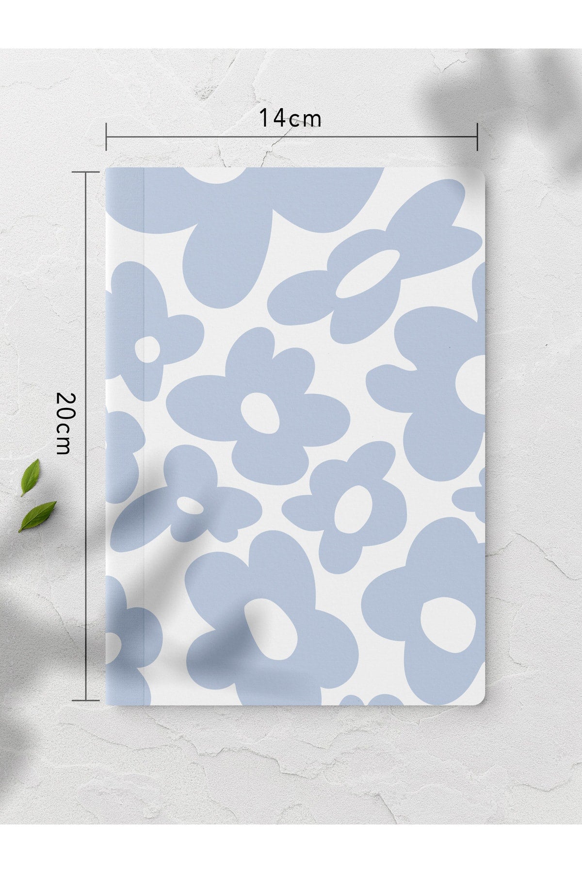 Çizgisiz Defter Seti - Mavi - 4 Adet - 14cm*20cm - 64 Sayfa