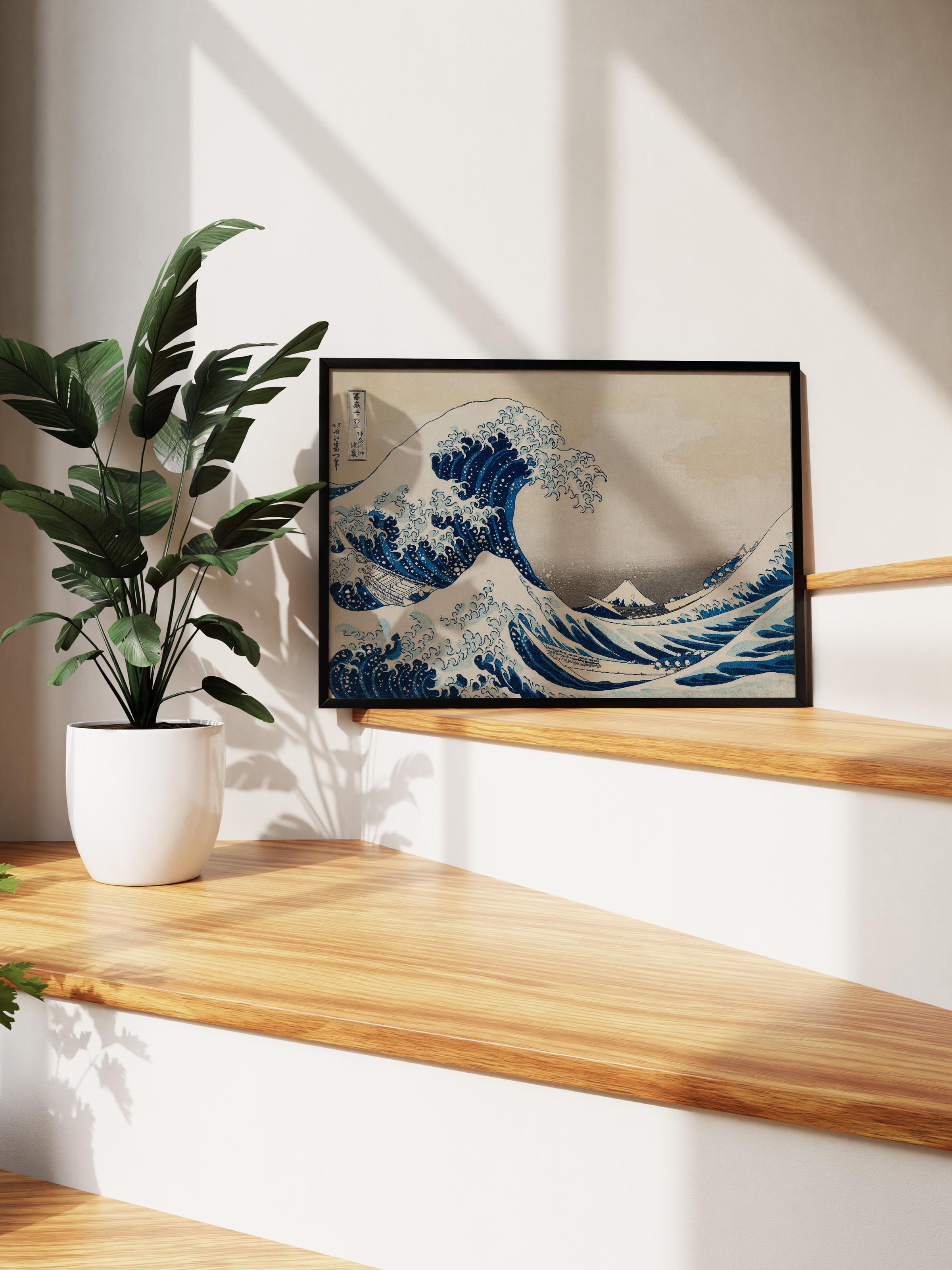 Hokusai Katsushika Poster No:65 Modern Sanat Poster - Sanat Dekor Serisi - Duvar Tablosu, HD Baskı