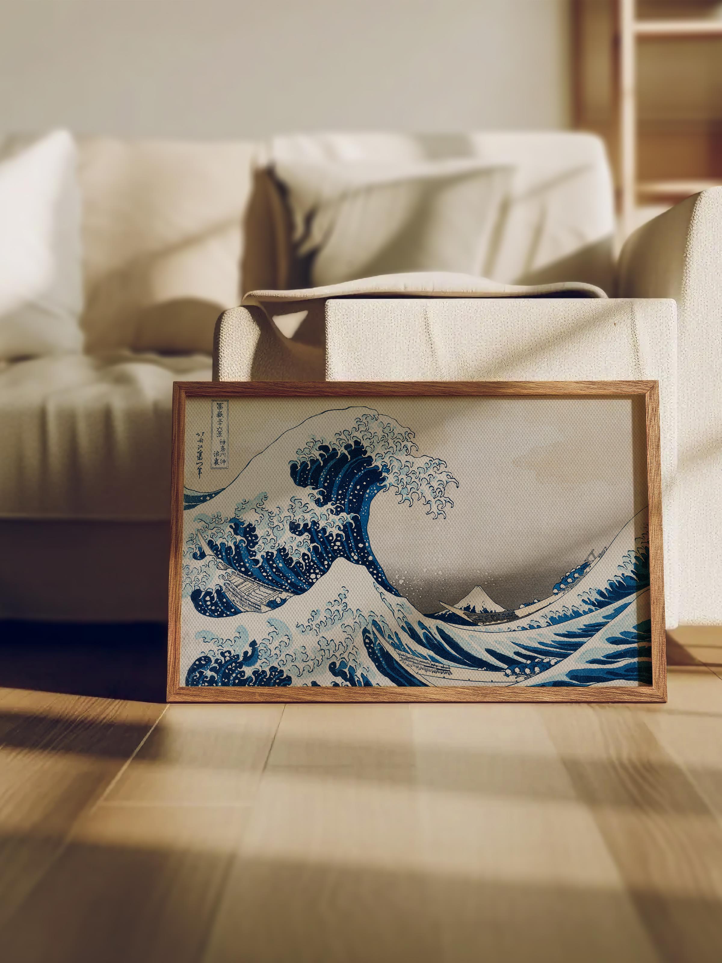 Hokusai Katsushika Poster No:65 Modern Sanat Poster - Sanat Dekor Serisi - Duvar Tablosu, HD Baskı