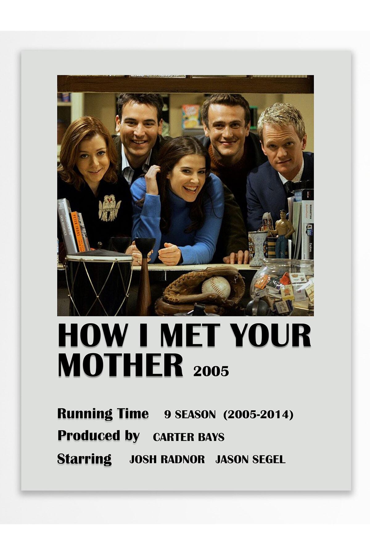 How I Met Your Mother - Çerçevesiz Poster - Duvar Dekoru - Dizi Ve Film Afiş Posterleri - Kuşe Kağıt