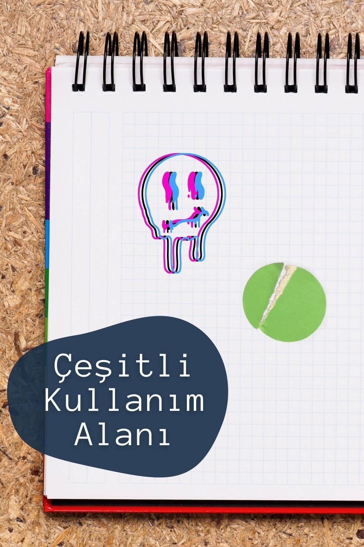 Indie Temalı Sticker Seti - 56 Adet Etiket Seti- Telefon, Tablet, Defter Laptop Uyumlu Etiket