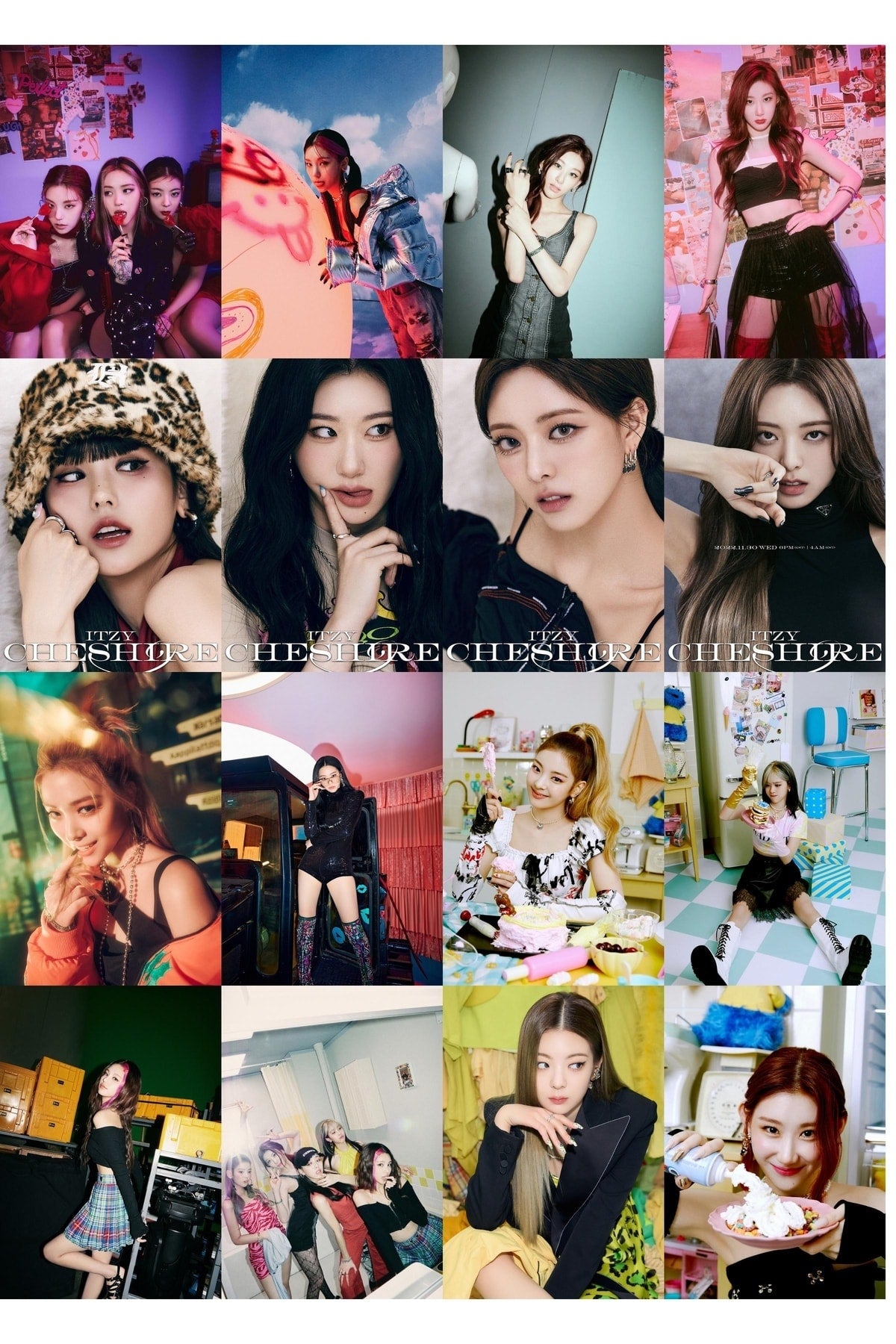 Itzy Poster Seti-kpop Kolaj Seti - Duvar Posteri - Sticker Bant Hediyeli - Duvar Dekoru - 50 Adet