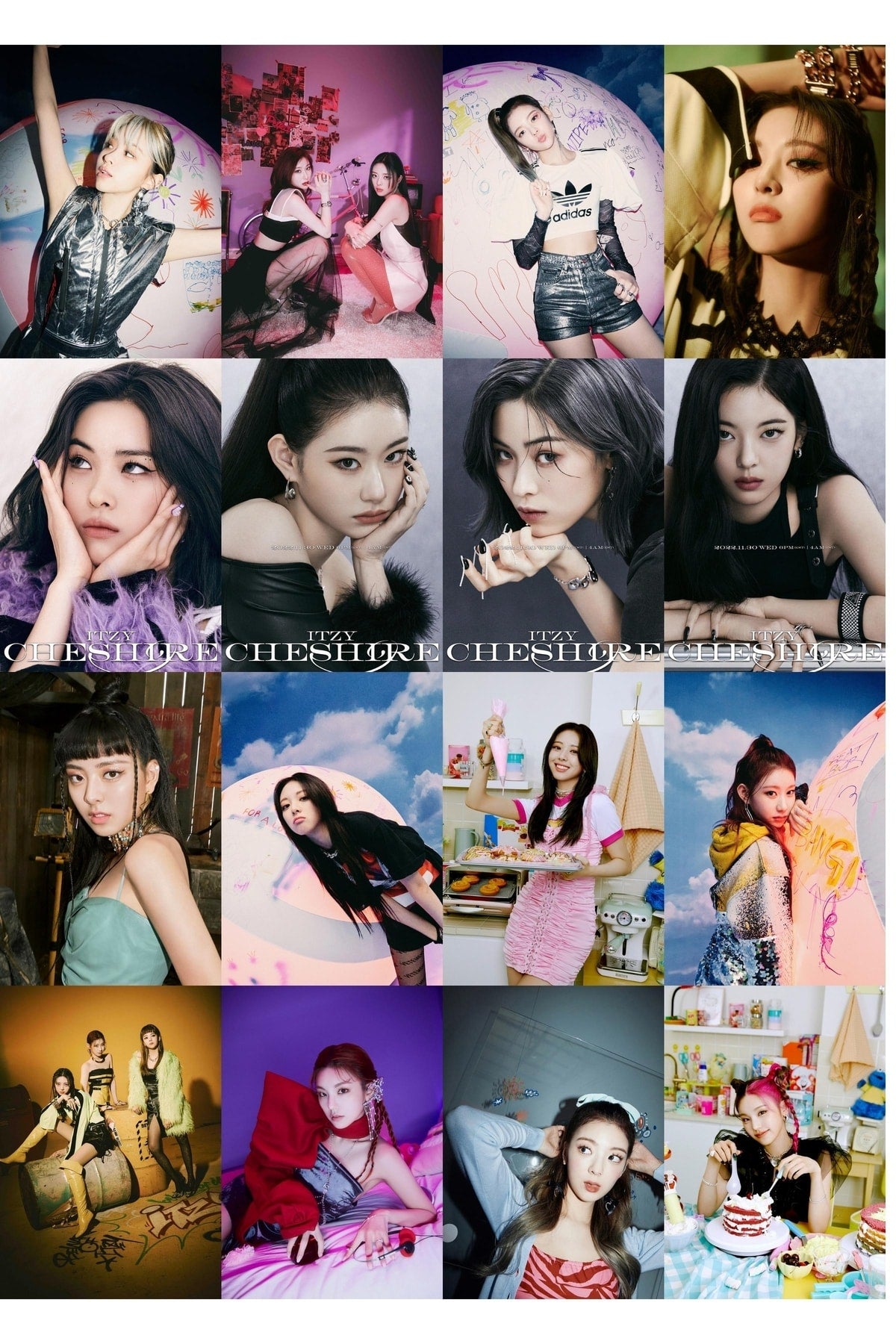 Itzy Poster Seti-kpop Kolaj Seti - Duvar Posteri - Sticker Bant Hediyeli - Duvar Dekoru - 50 Adet