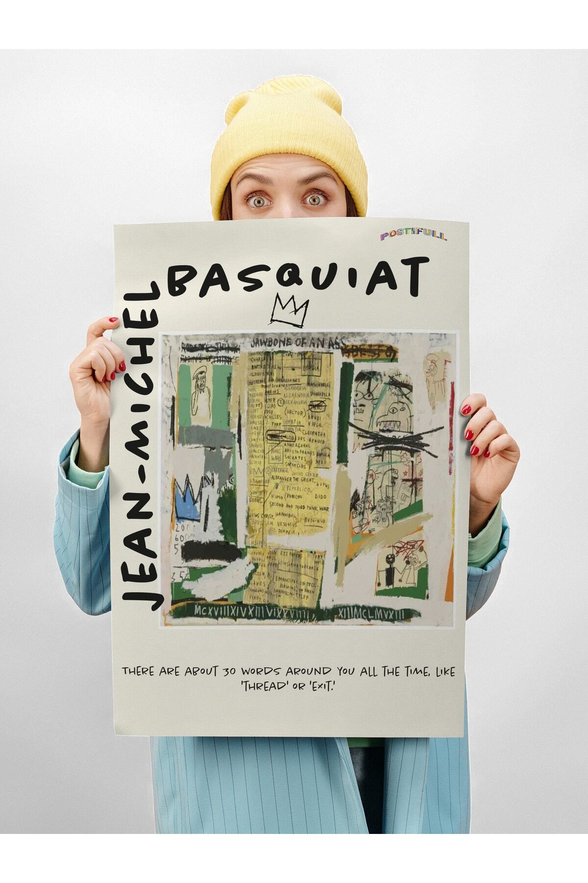 Jean-michel Basquiat Duvar Posteri, Modern Sanat, Sanat Serisi Poster - Kalın Kağıt - Çerçevesiz