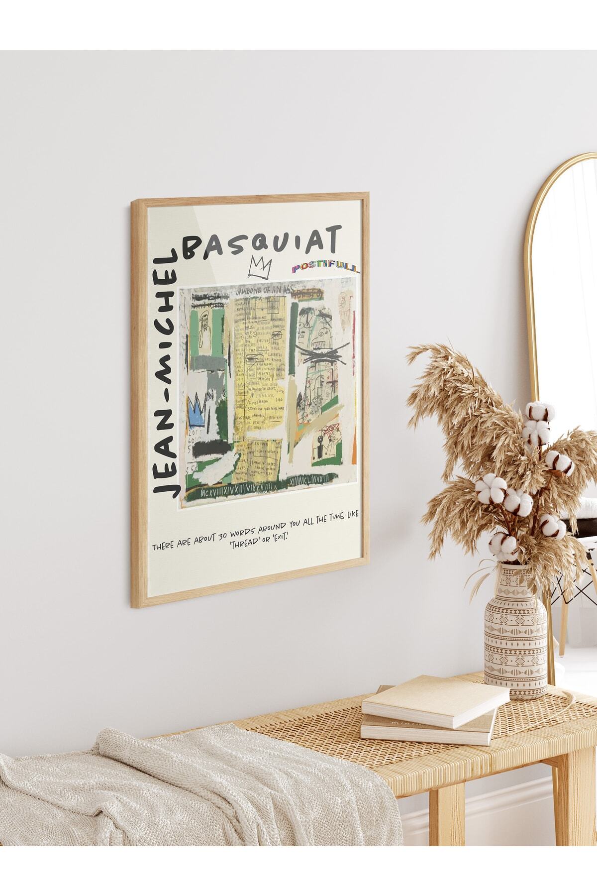 Jean-michel Basquiat Duvar Posteri, Modern Sanat, Sanat Serisi Poster - Kalın Kağıt - Çerçevesiz