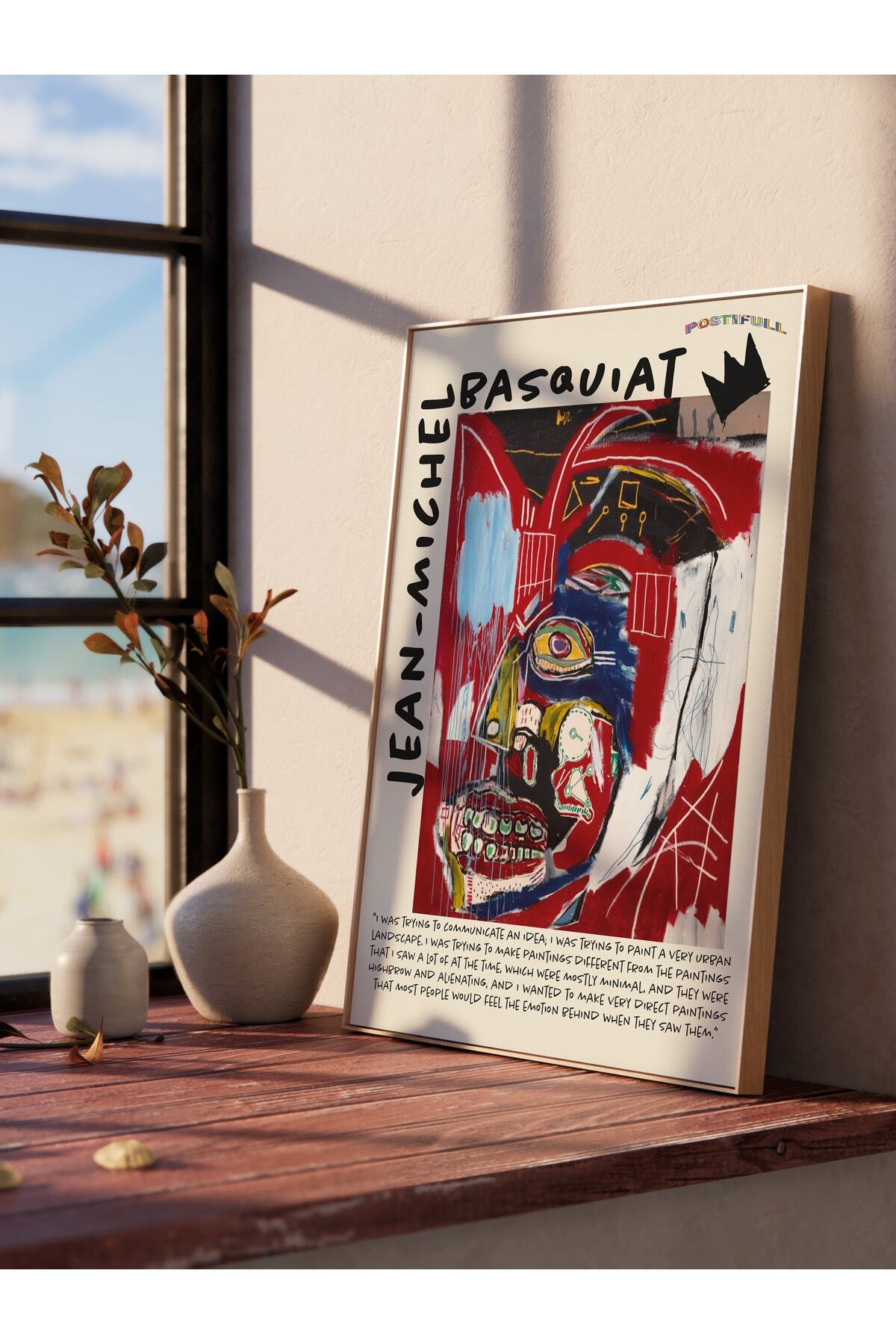 Jean-michel Basquiat Duvar Posteri, Modern Sanat, Sanat Serisi Poster - Kalın Kağıt - Çerçevesiz