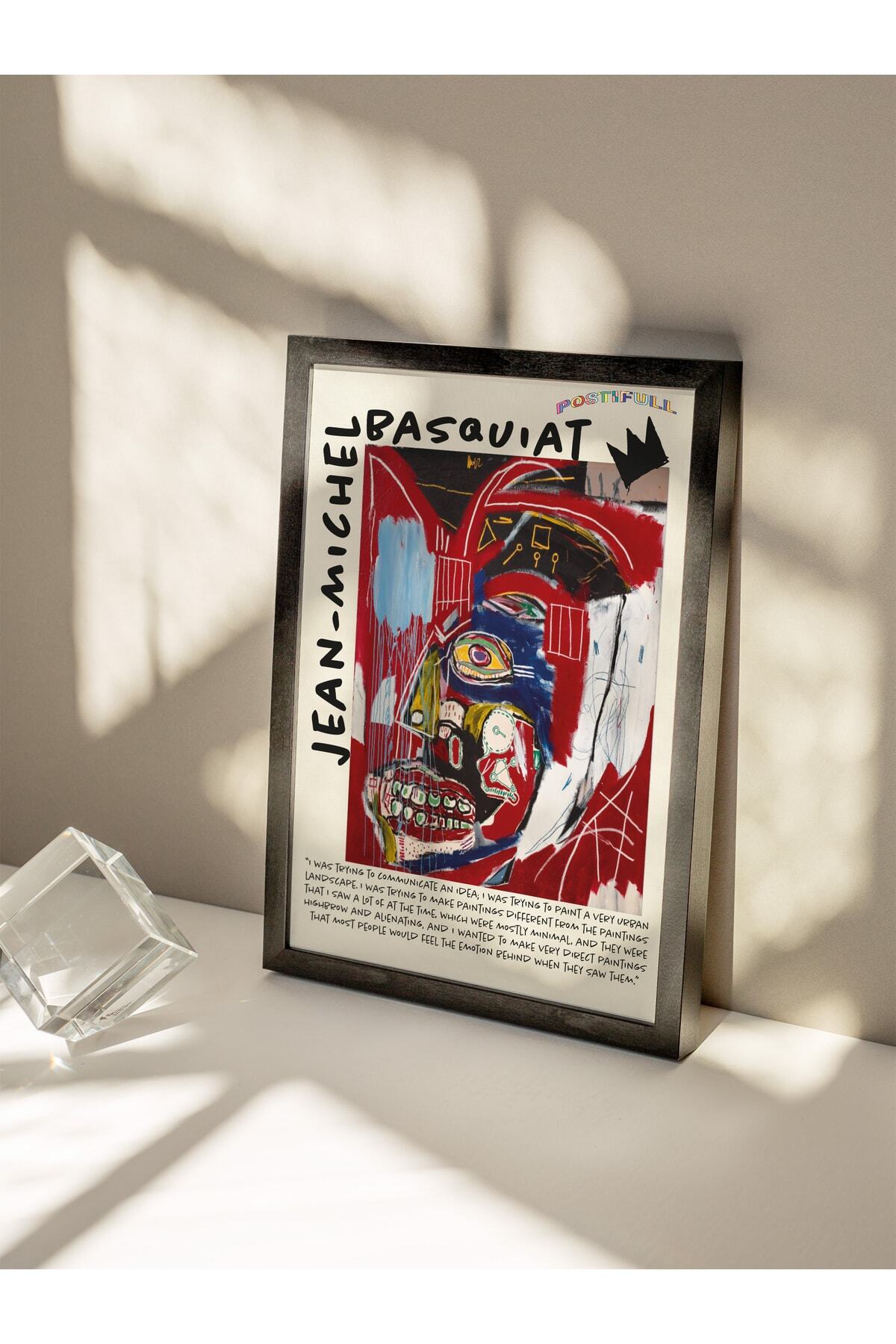 Jean-michel Basquiat Duvar Posteri, Modern Sanat, Sanat Serisi Poster - Kalın Kağıt - Çerçevesiz