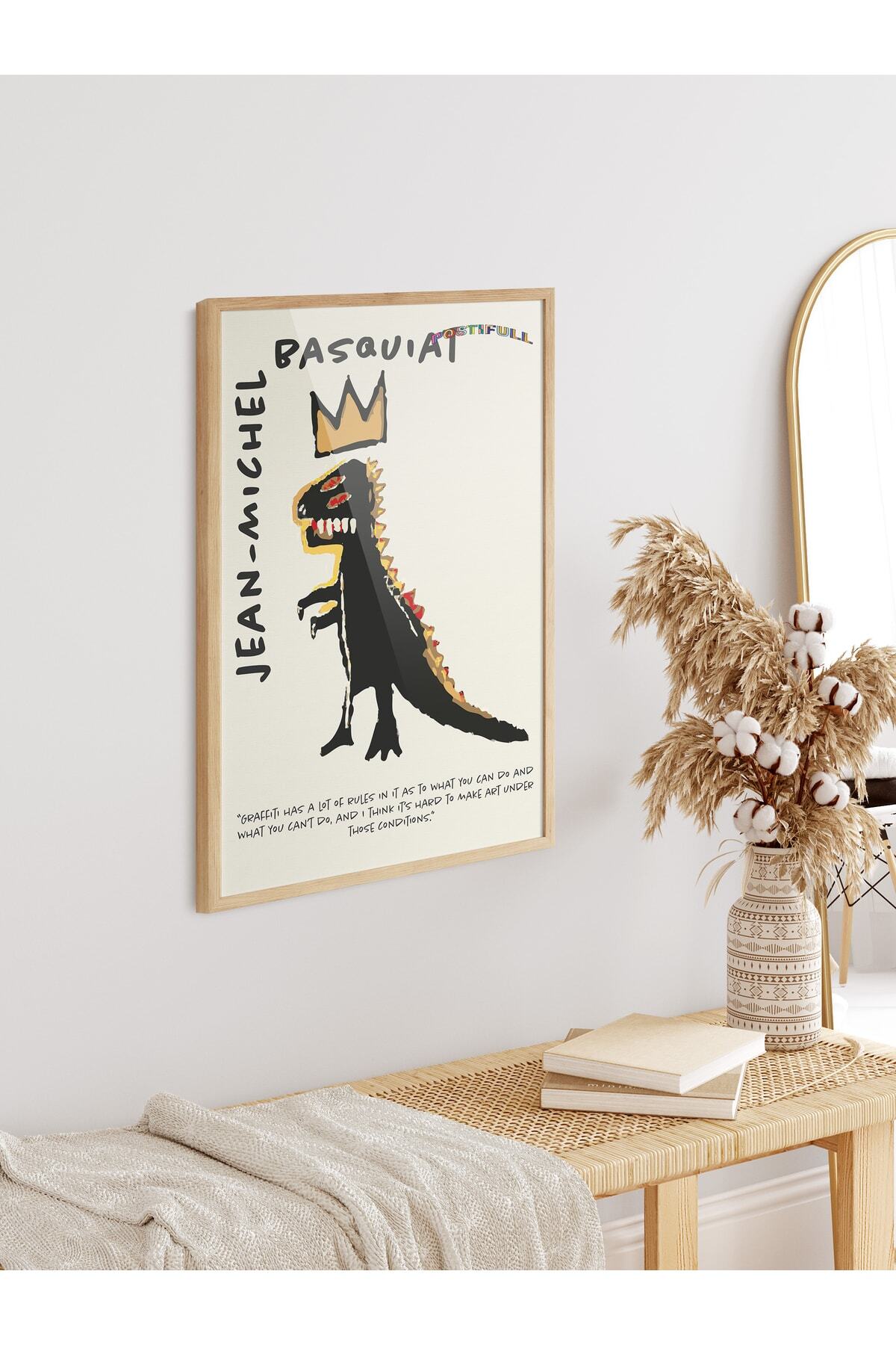 Jean-michel Basquiat Duvar Posteri, Modern Sanat, Sanat Serisi Poster - Kalın Kağıt - Çerçevesiz