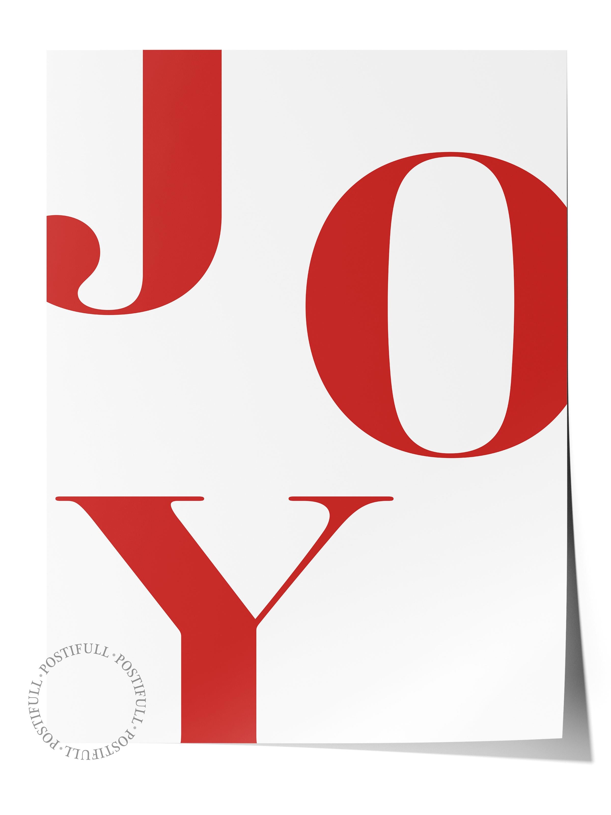 Joy in Red  Poster, Yılbaşı Duvar Posteri, Dikey Duvar Tablosu Comfort Serisi NO:108478