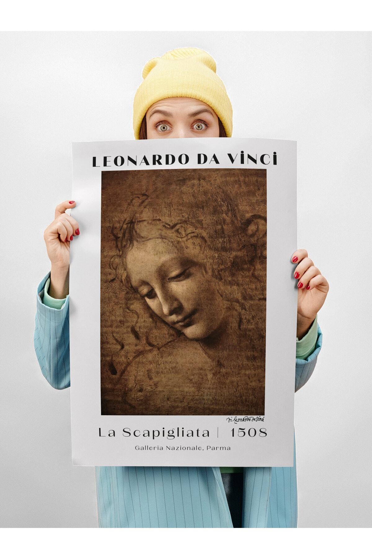 Leonardo Da Vinci Duvar Posteri - Duvar Dekoru - Sanat Serisi Posterleri - Kalın Kağıt - Çerçevesiz