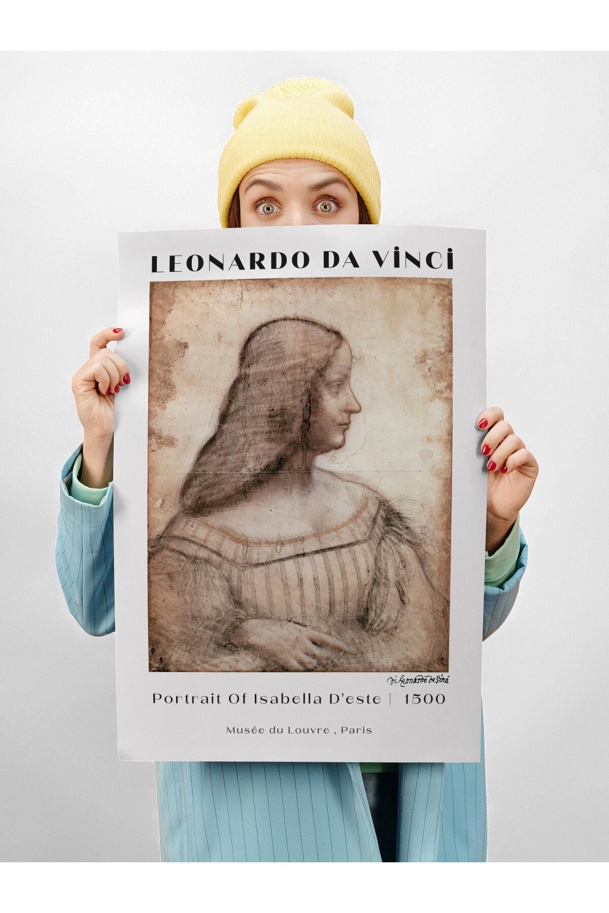 Leonardo Da Vinci Duvar Posteri - Duvar Dekoru - Sanat Serisi Posterleri - Kalın Kağıt - Çerçevesiz