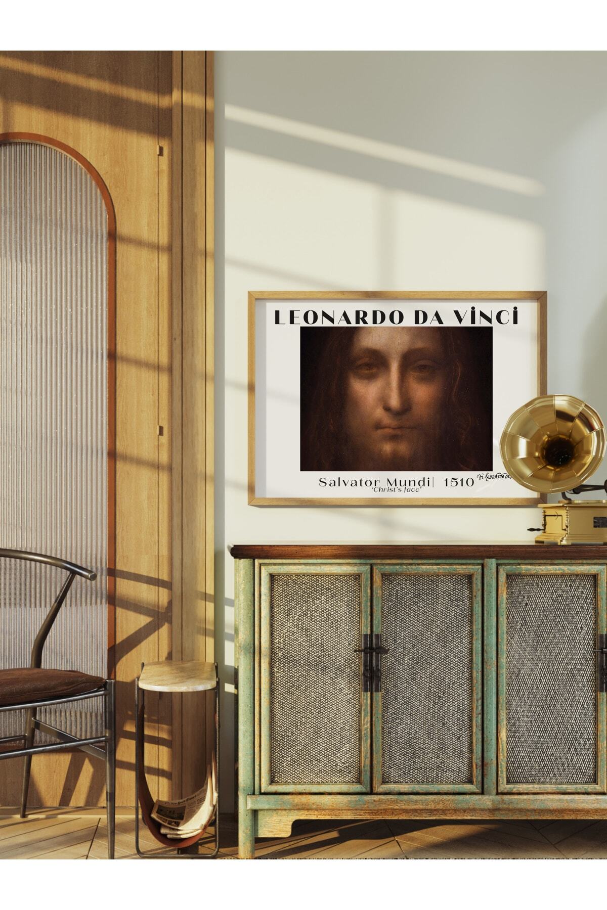 Leonardo Da Vinci Duvar Posteri - Sanat Poster - Sanat Serisi Posterleri - Kalın Kağıt, Çerçevesiz