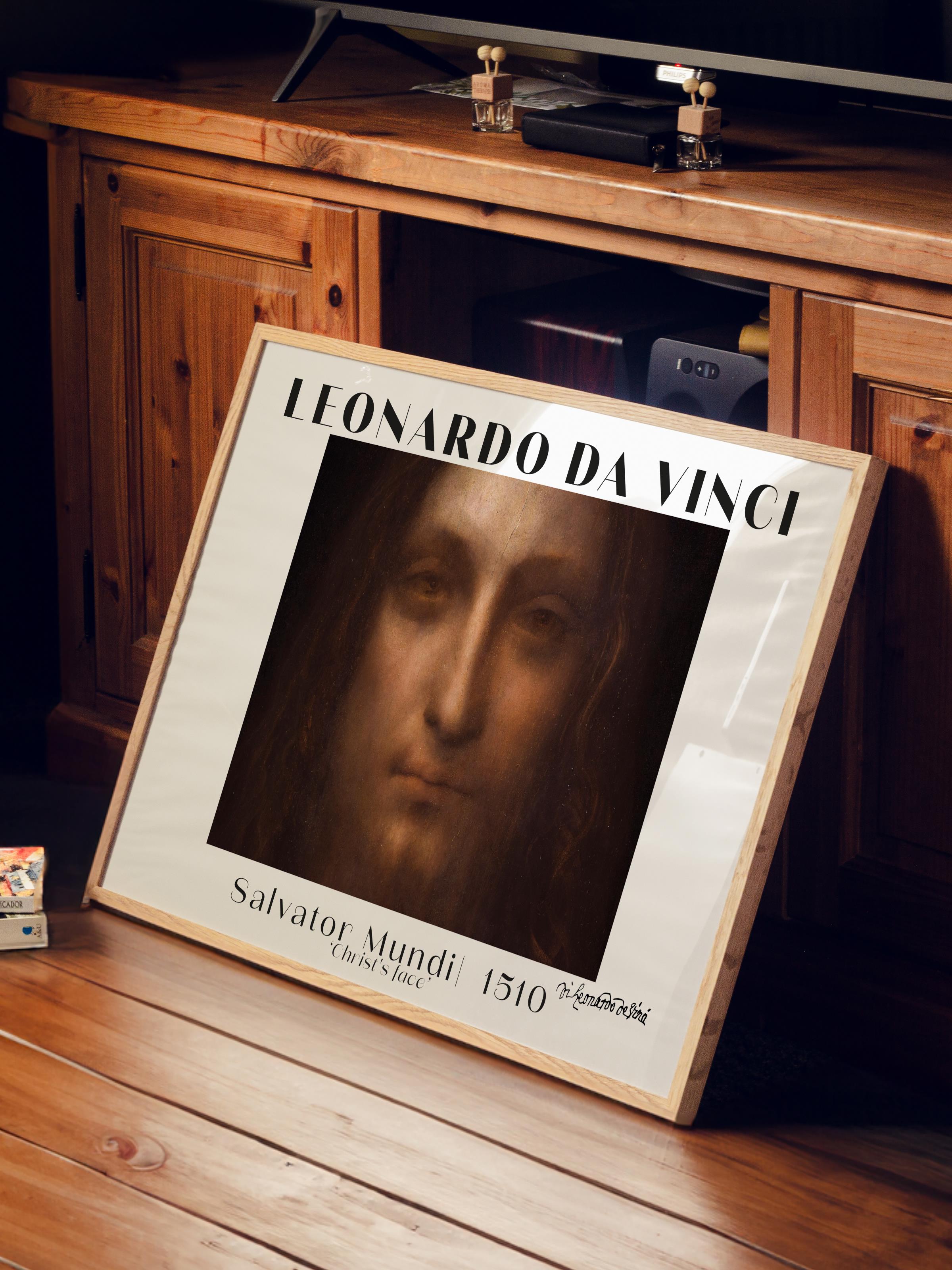 Leonardo Da Vinci Duvar Posteri - Sanat Poster - Sanat Serisi Posterleri - Kalın Kağıt, Çerçevesiz