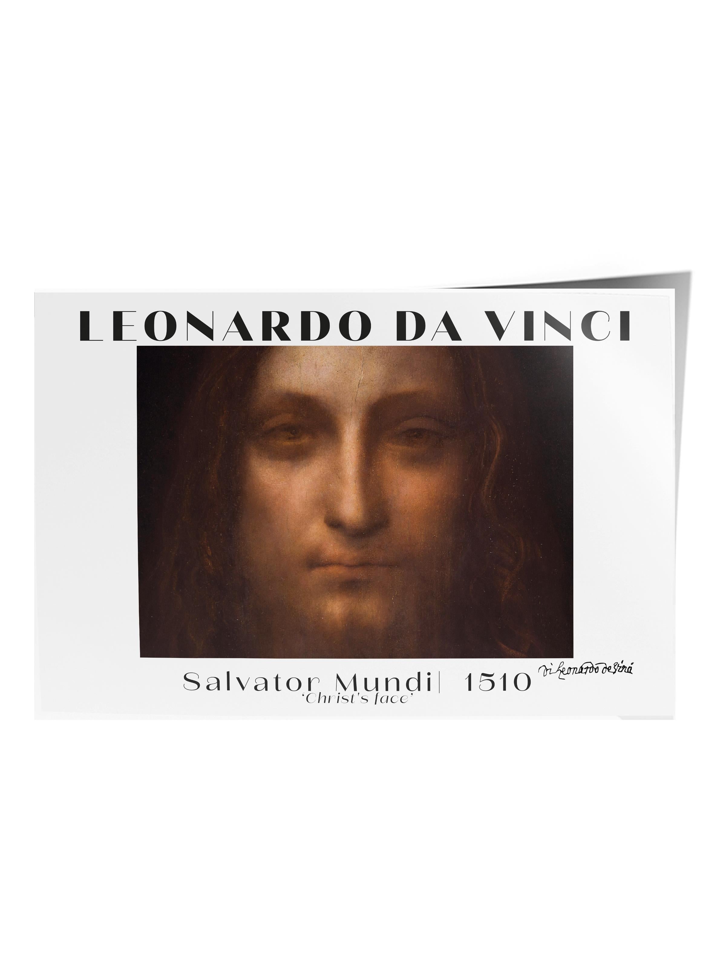 Leonardo Da Vinci Duvar Posteri - Sanat Poster - Sanat Serisi Posterleri - Kalın Kağıt, Çerçevesiz