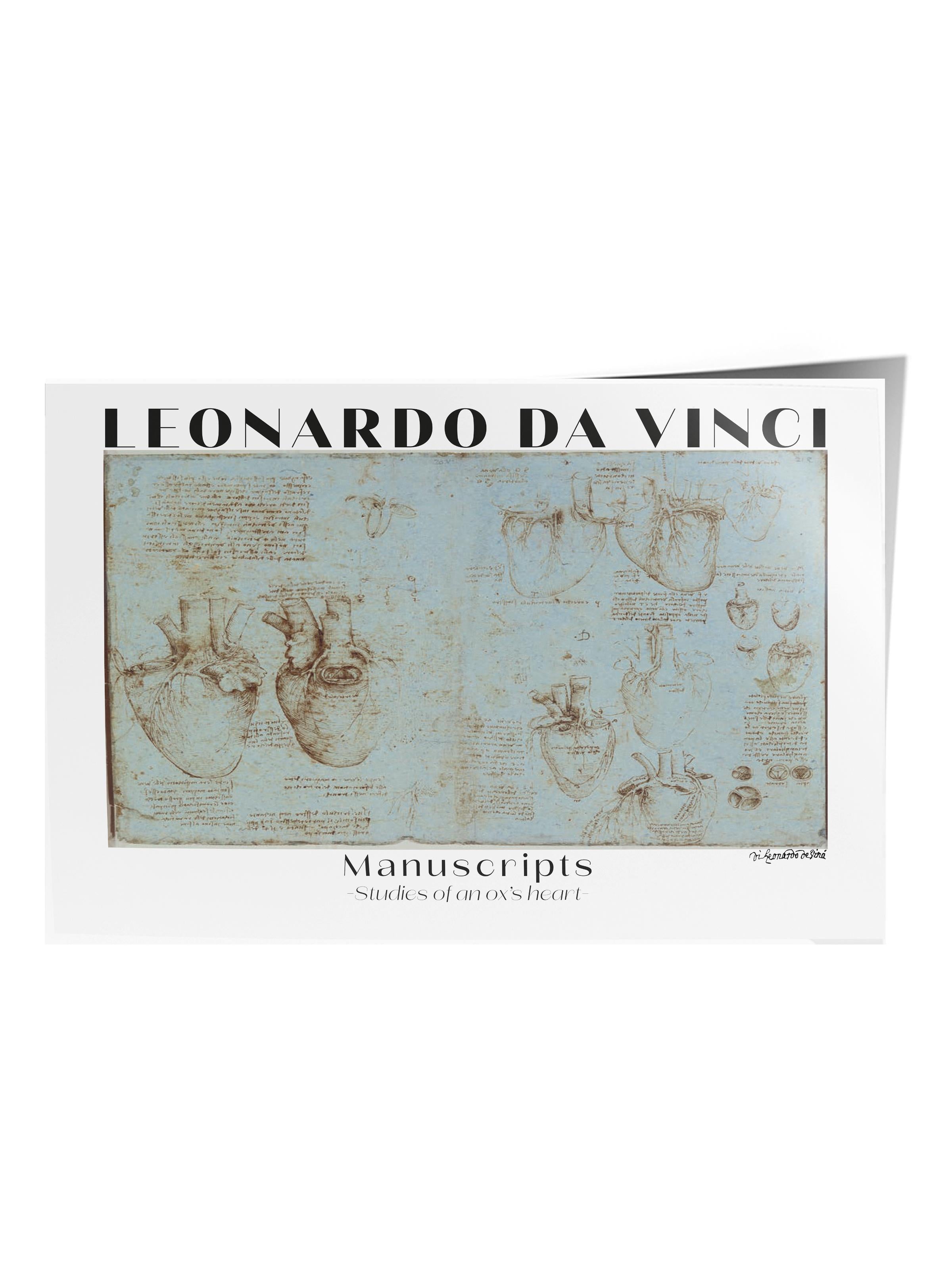 Leonardo Da Vinci Duvar Posteri - Sanat Poster - Sanat Serisi Posterleri - Kalın Kağıt, Çerçevesiz