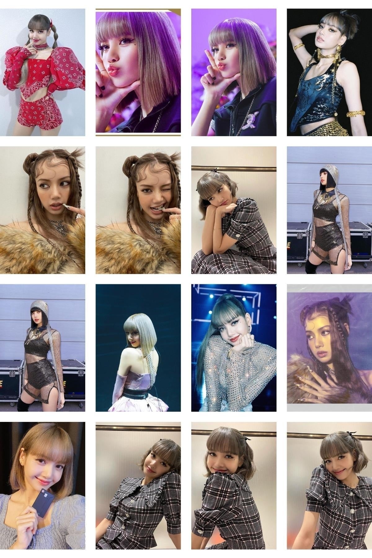 Lisa Poster Seti, Arkası Yapışkanlı 70 Adet Blackpink Poster,lalisa, K-pop Poster Seti