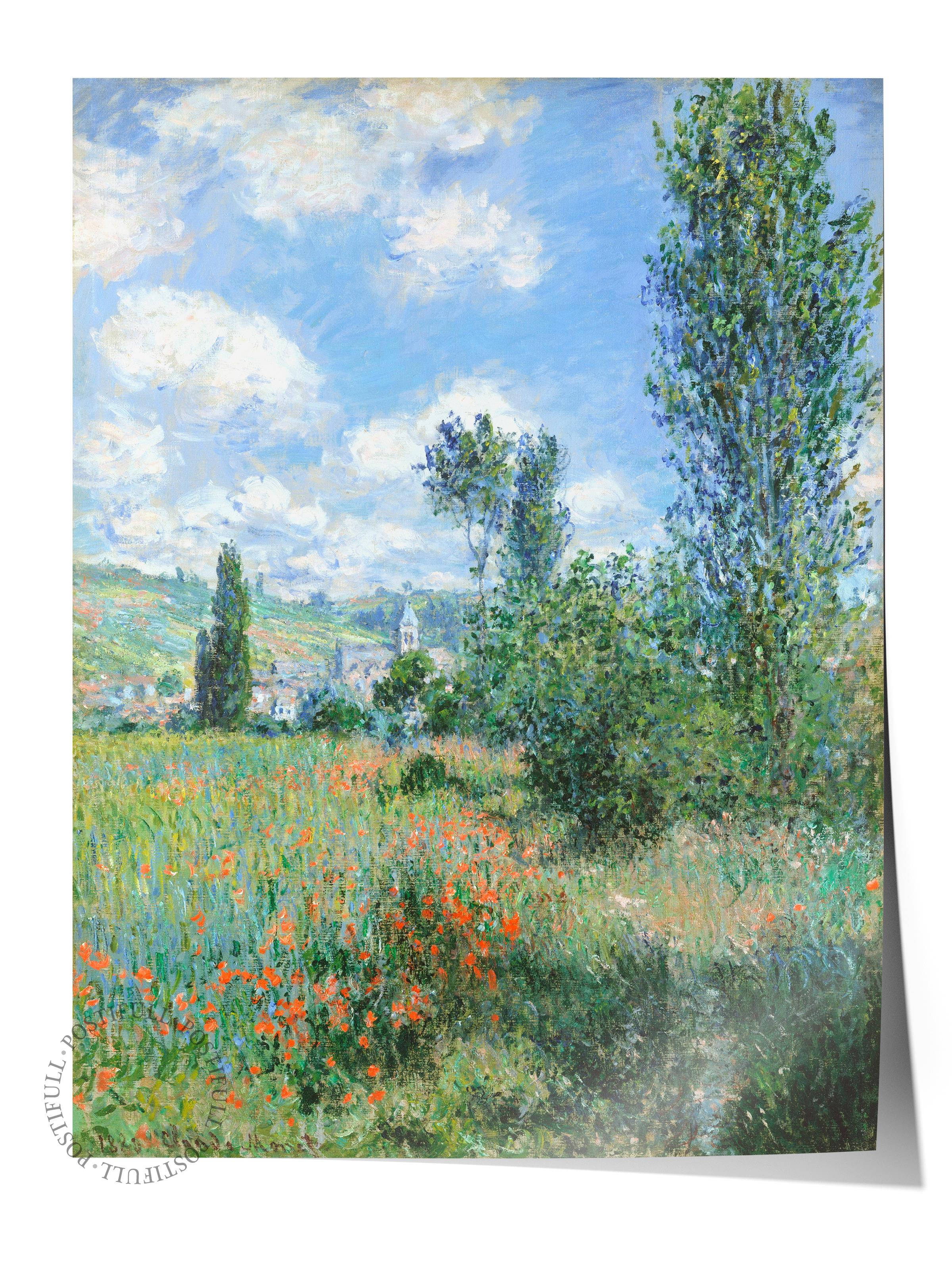 Monet Poster No:10 Modern Sanat Poster - Sanat Dekor Serisi - Duvar Tablosu, HD Baskı