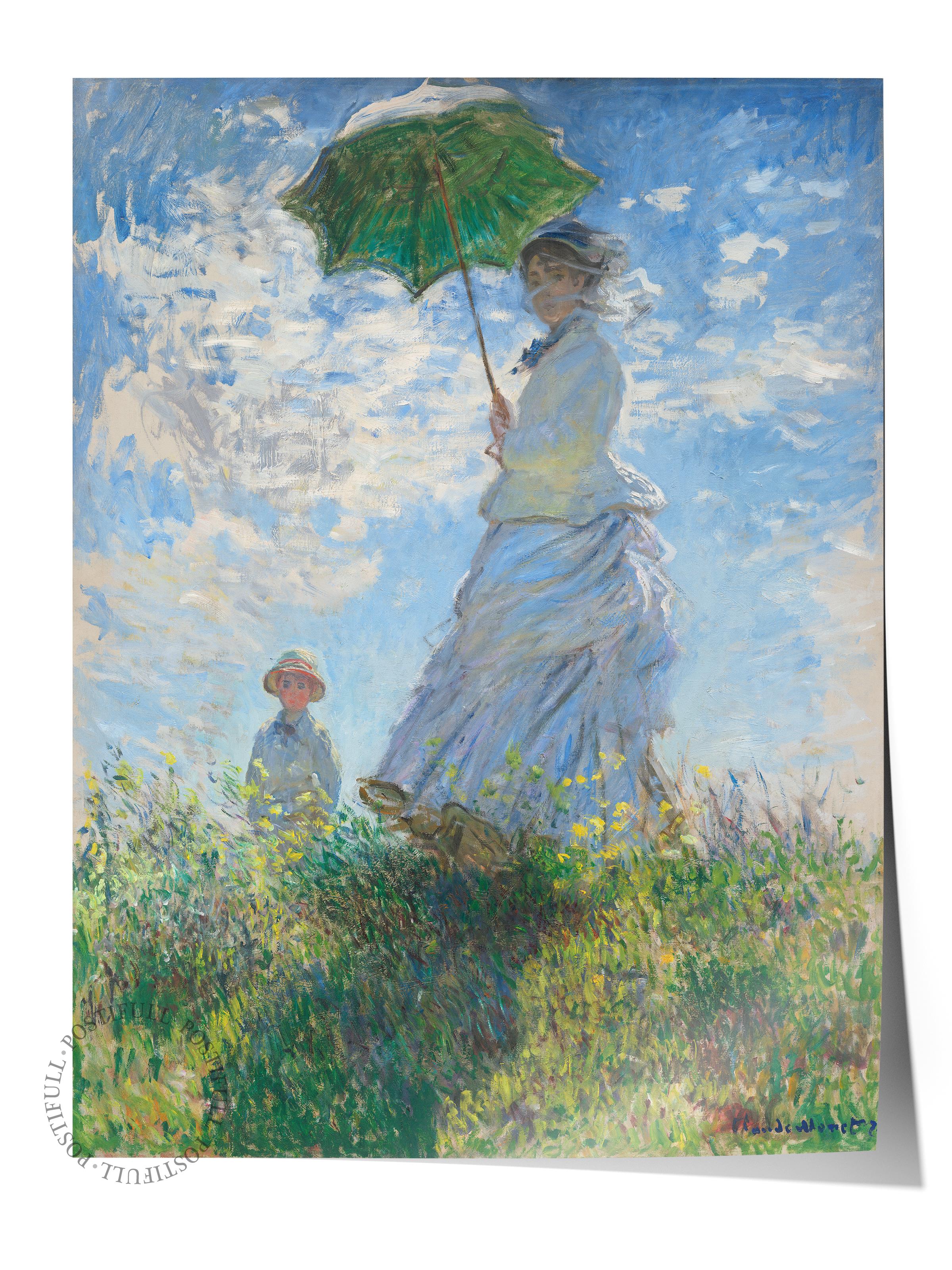 Monet Poster No:2 Modern Sanat Poster - Sanat Dekor Serisi - Duvar Tablosu, HD Baskı