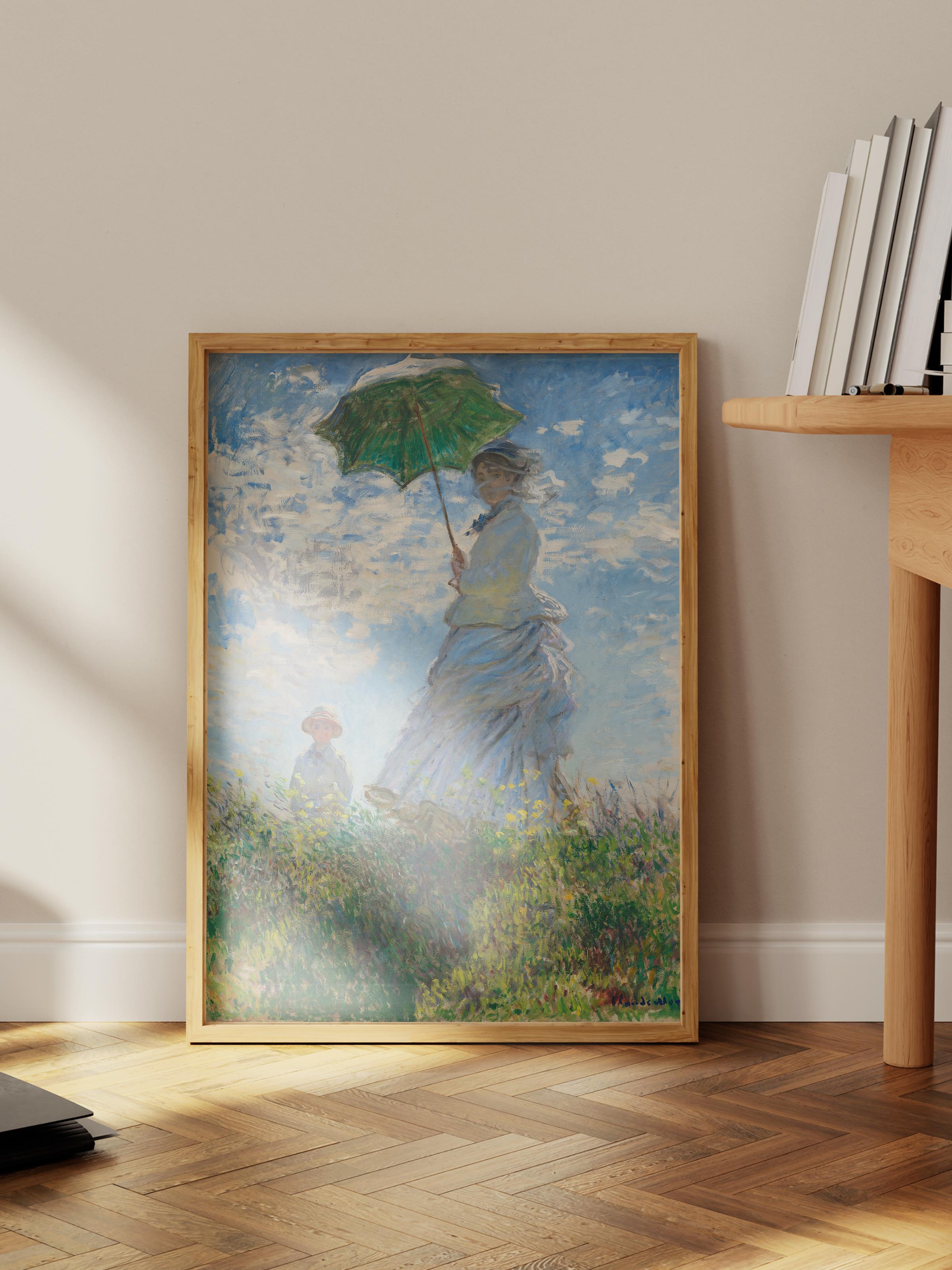 Monet Poster No:2 Modern Sanat Poster - Sanat Dekor Serisi - Duvar Tablosu, HD Baskı