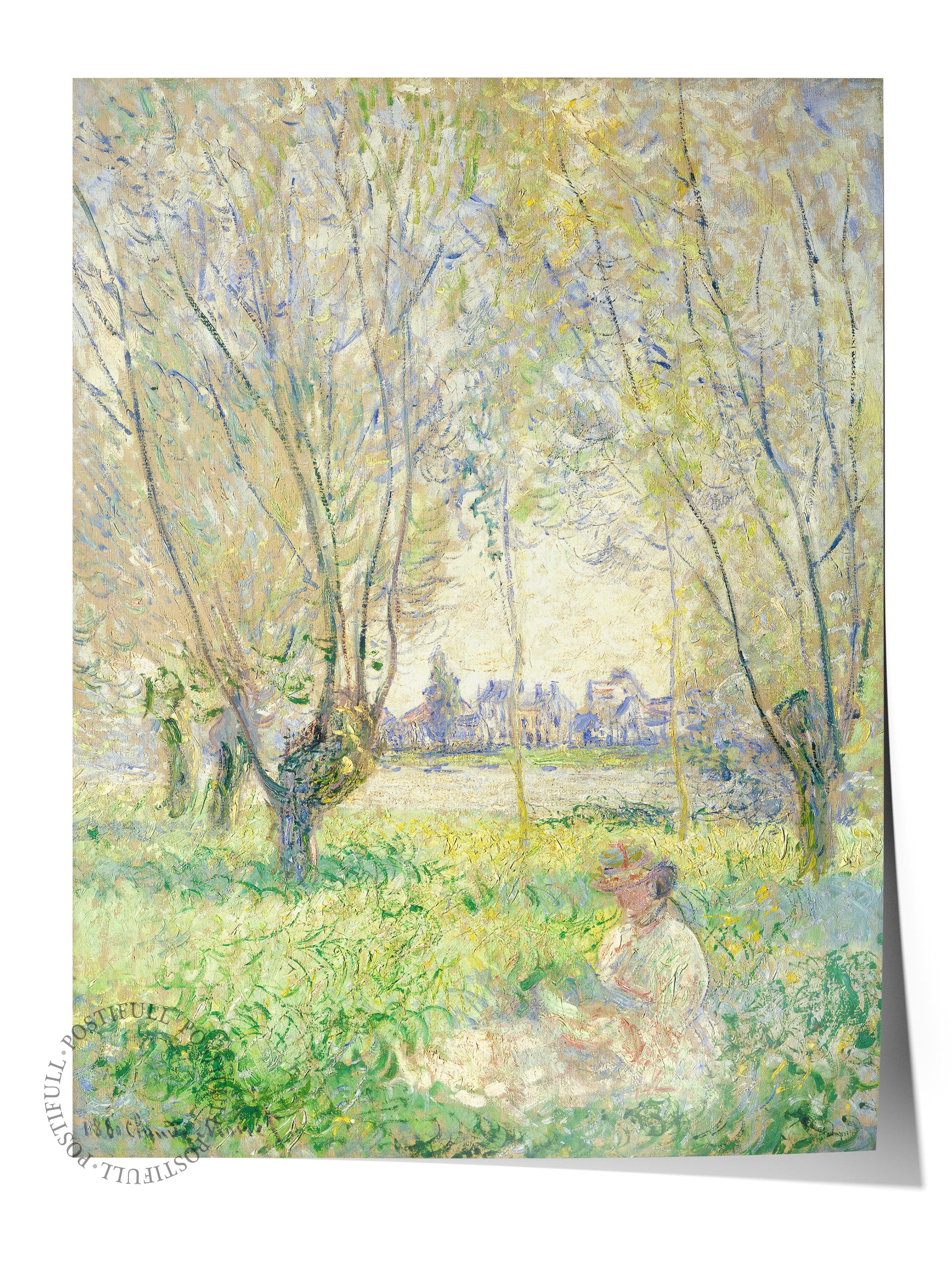 Monet Poster No:32 Modern Sanat Poster - Sanat Dekor Serisi - Duvar Tablosu, HD Baskı