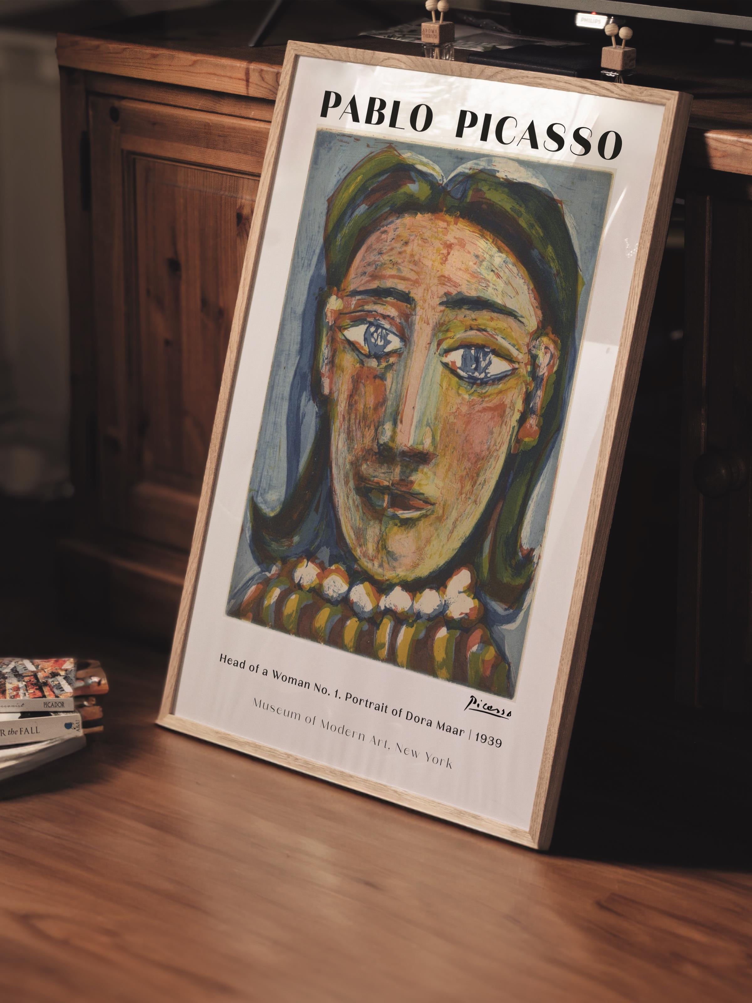 Pablo Picasso Duvar Posteri - Estetik Duvar Dekoru - Sanat Serisi Posterleri - Kalın Kağıt