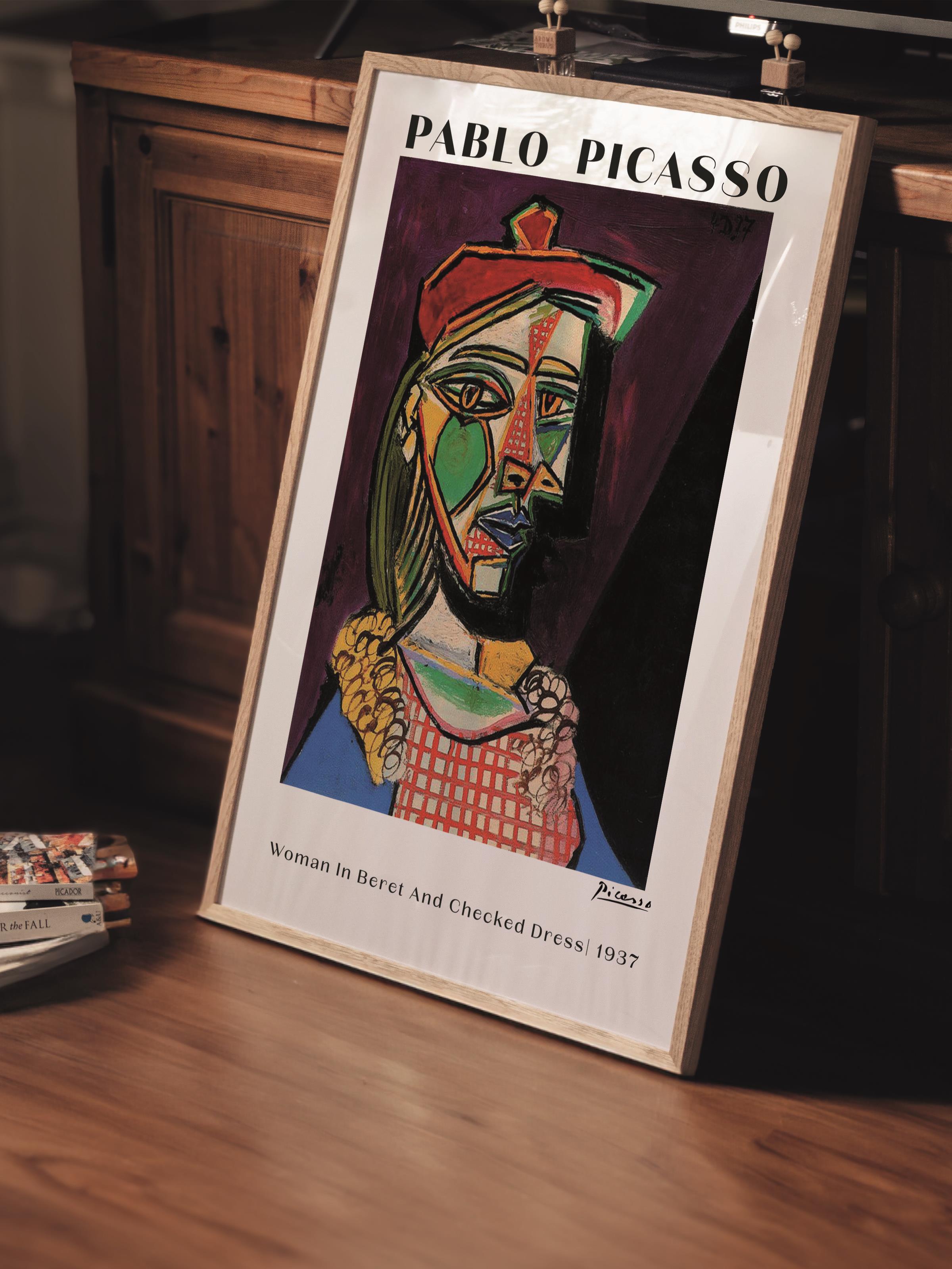 Pablo Picasso Duvar Posteri - Estetik Duvar Dekoru - Sanat Serisi Posterleri - Kalın Kağıt